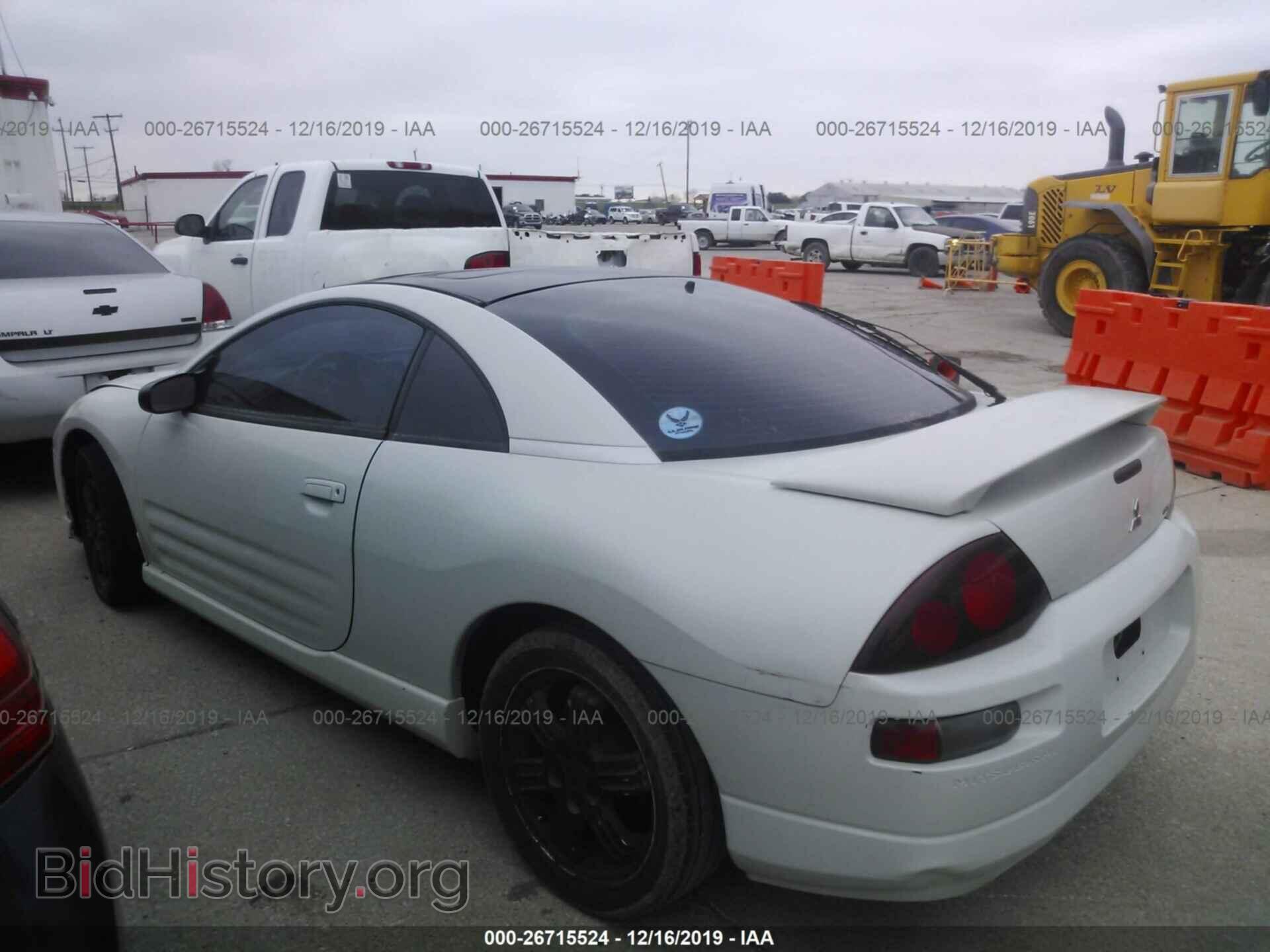 2001 MITSUBISHI ECLIPSE - VIN: 4A3AC54H61E124655 - Фото 3