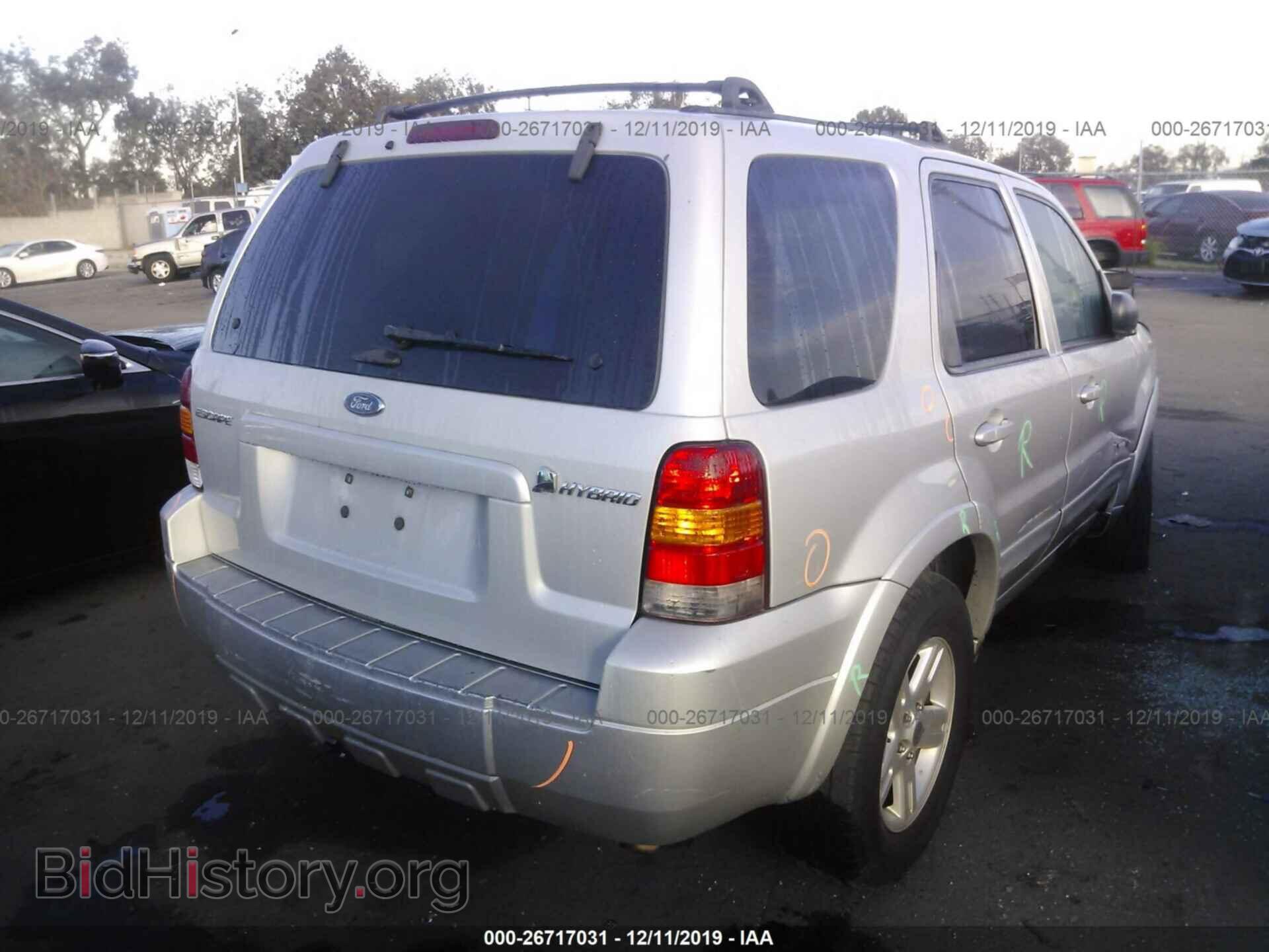 2005 FORD ESCAPE - VIN: 1FMCU96H25KC81938 - Фото 4