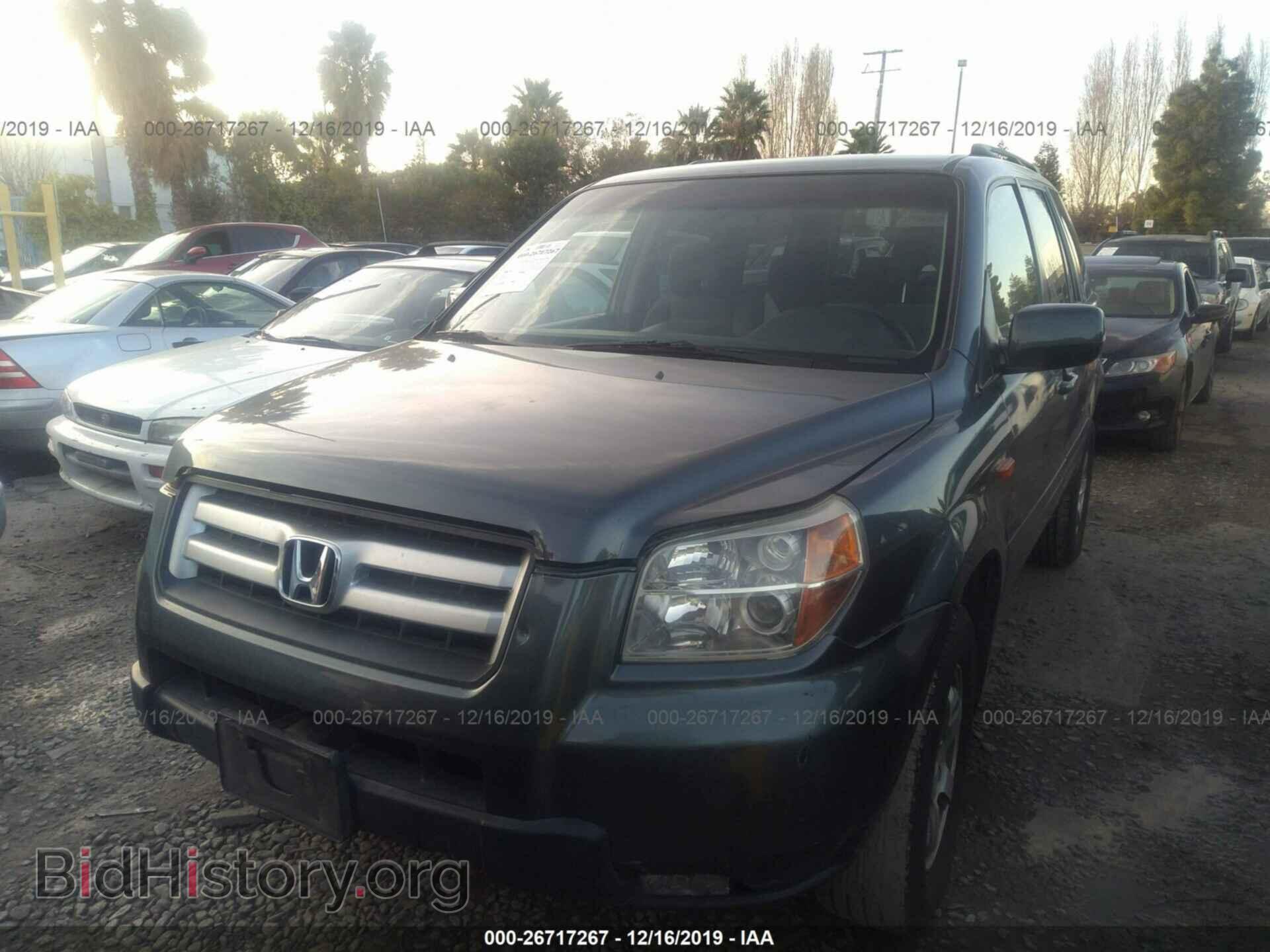 2006 HONDA PILOT - VIN: 5FNYF28486B025291 - Фото 2