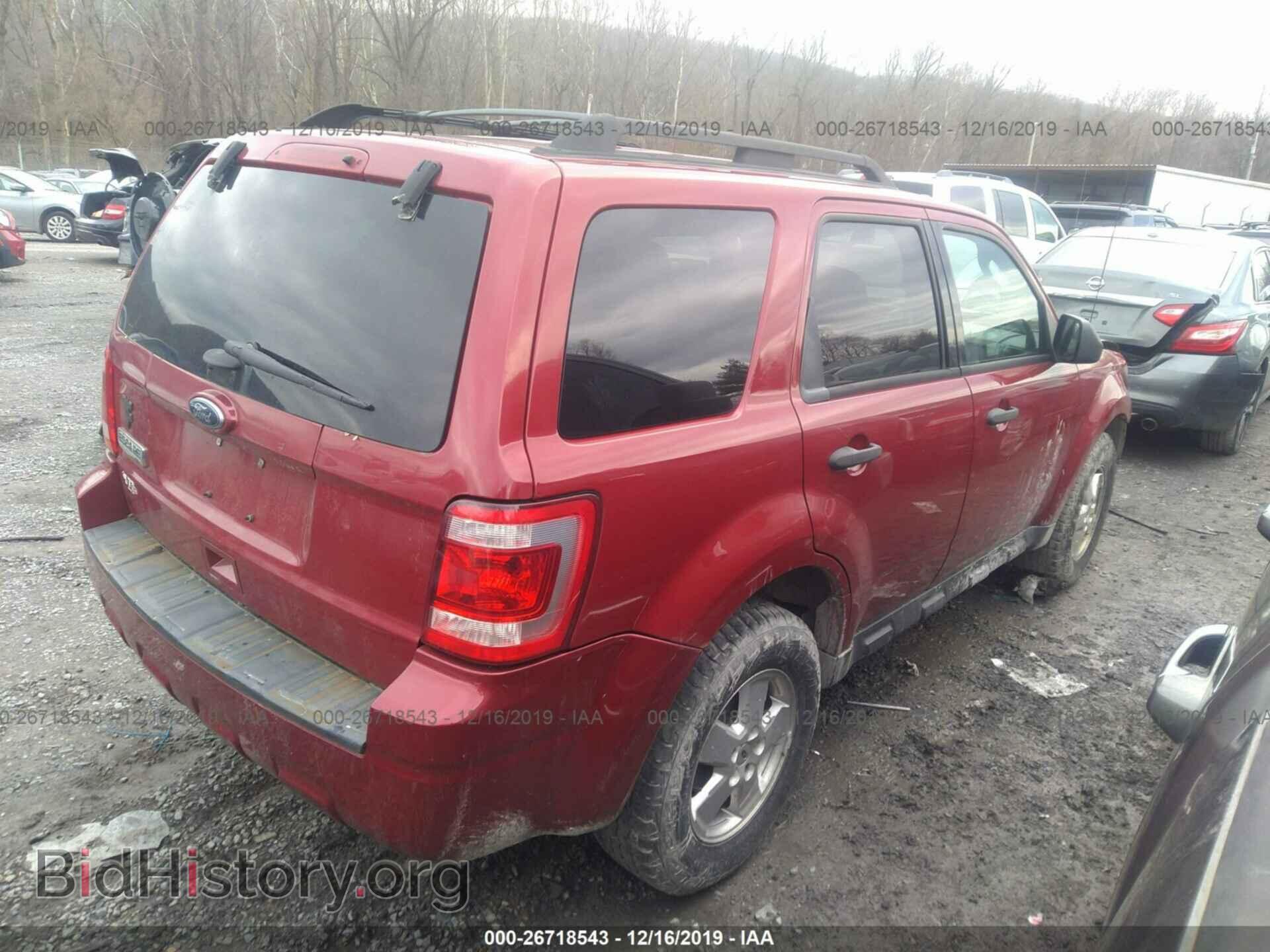 2011 FORD ESCAPE - VIN: 1FMCU9D79BKA73612 - Фото 4