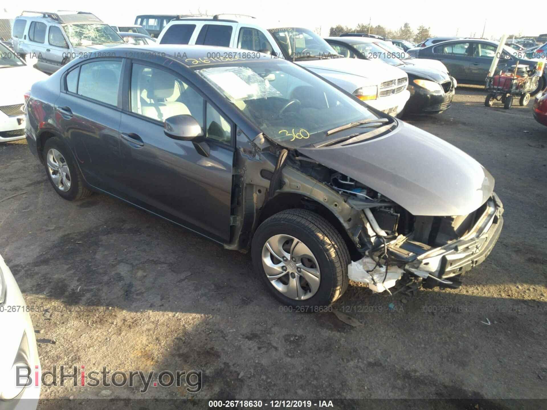 Фотография 2HGFB2F54DH544801 - Honda Civic 2013