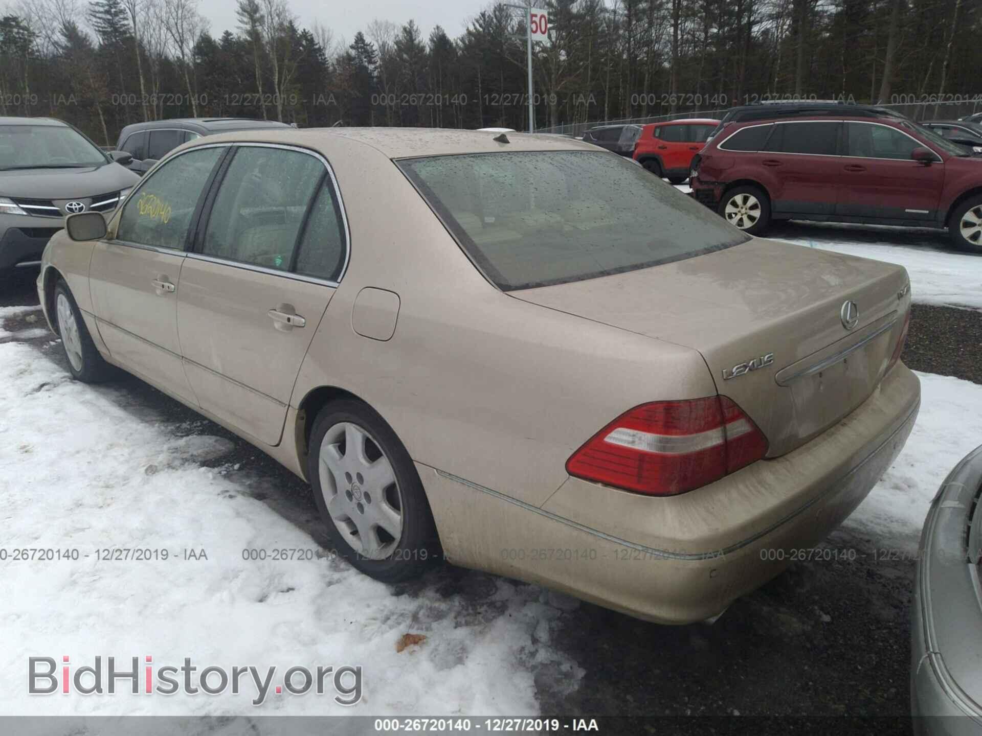 2004 LEXUS LS - VIN: JTHBN36F740147184 - Фото 3