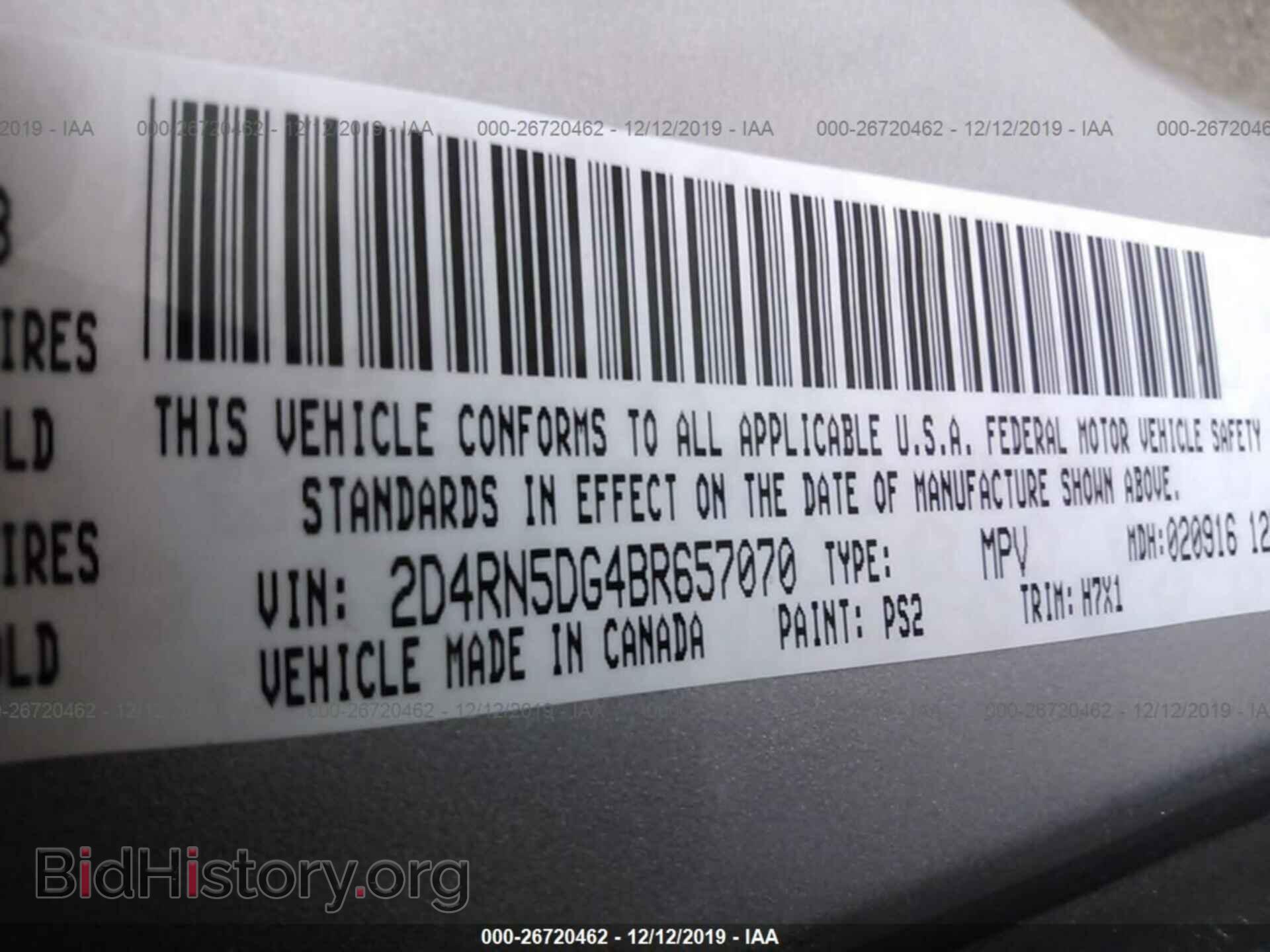 2011 DODGE GRAND CARAVAN - VIN: 2D4RN5DG4BR657070 - Фото 9