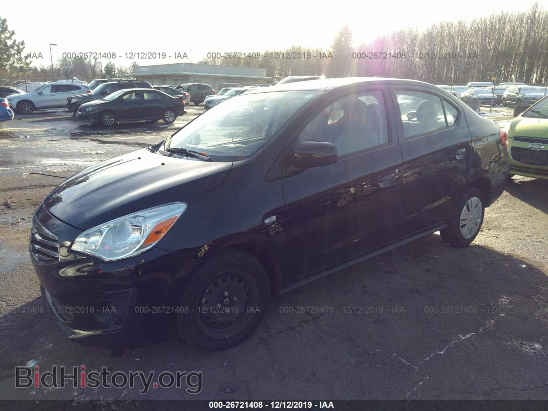 2019 MITSUBISHI MIRAGE - VIN: ML32F3FJ9KHF06123 - Фото 2