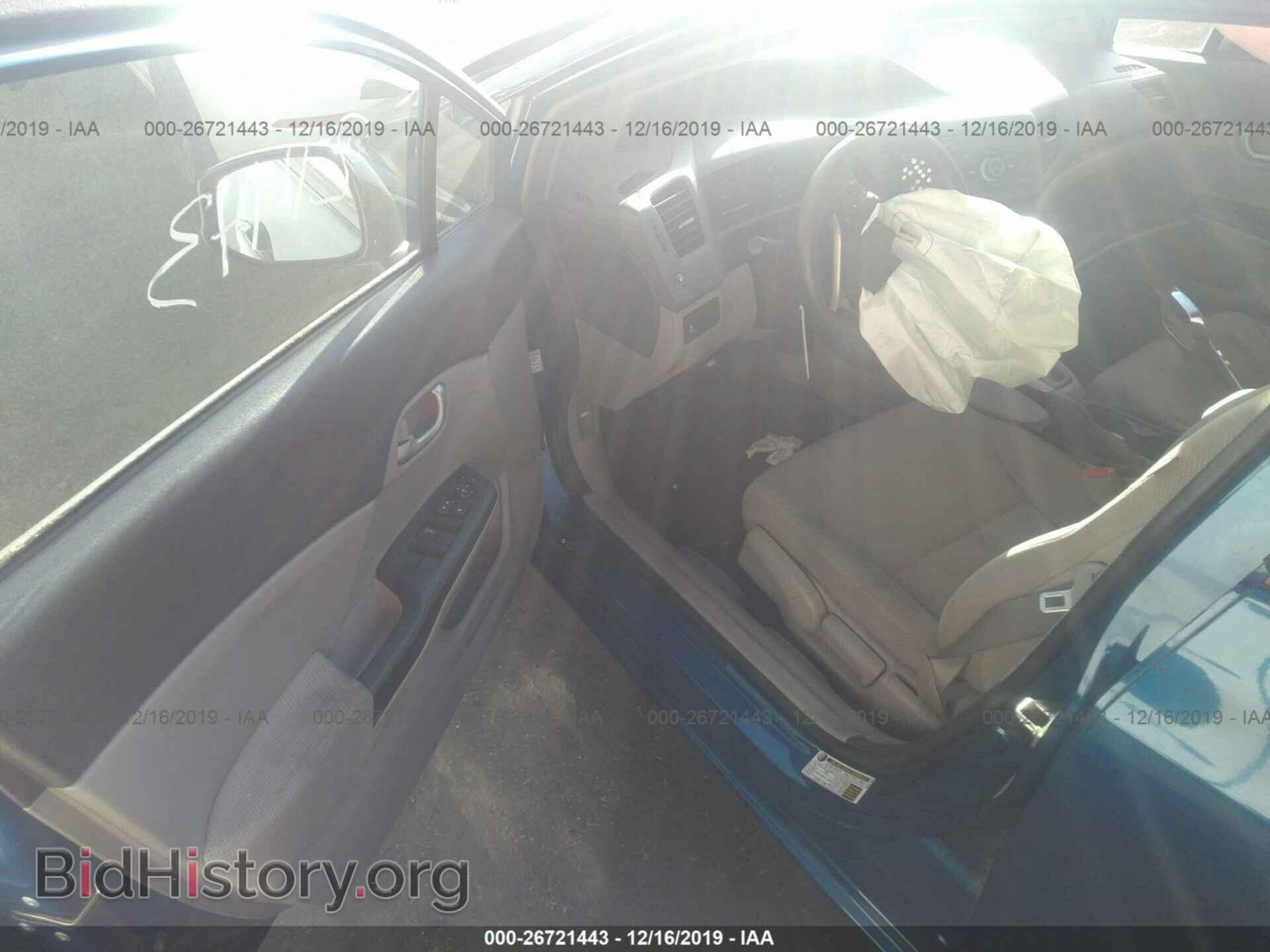 2012 Honda Civic - VIN: 19XFB2F55CE361156 - Фото 5