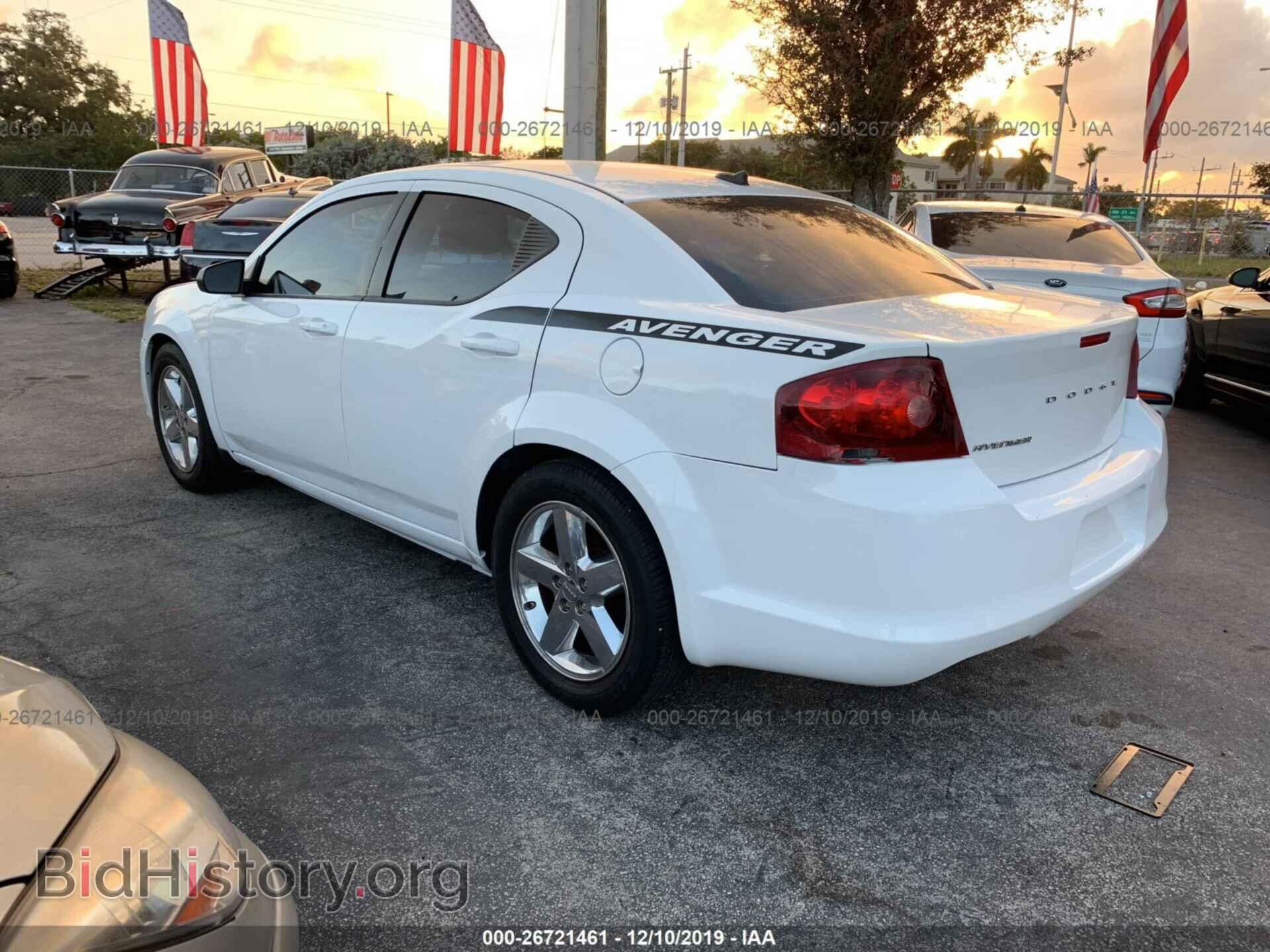 2013 DODGE AVENGER - VIN: 1C3CDZAB9DN519227 - Фото 3