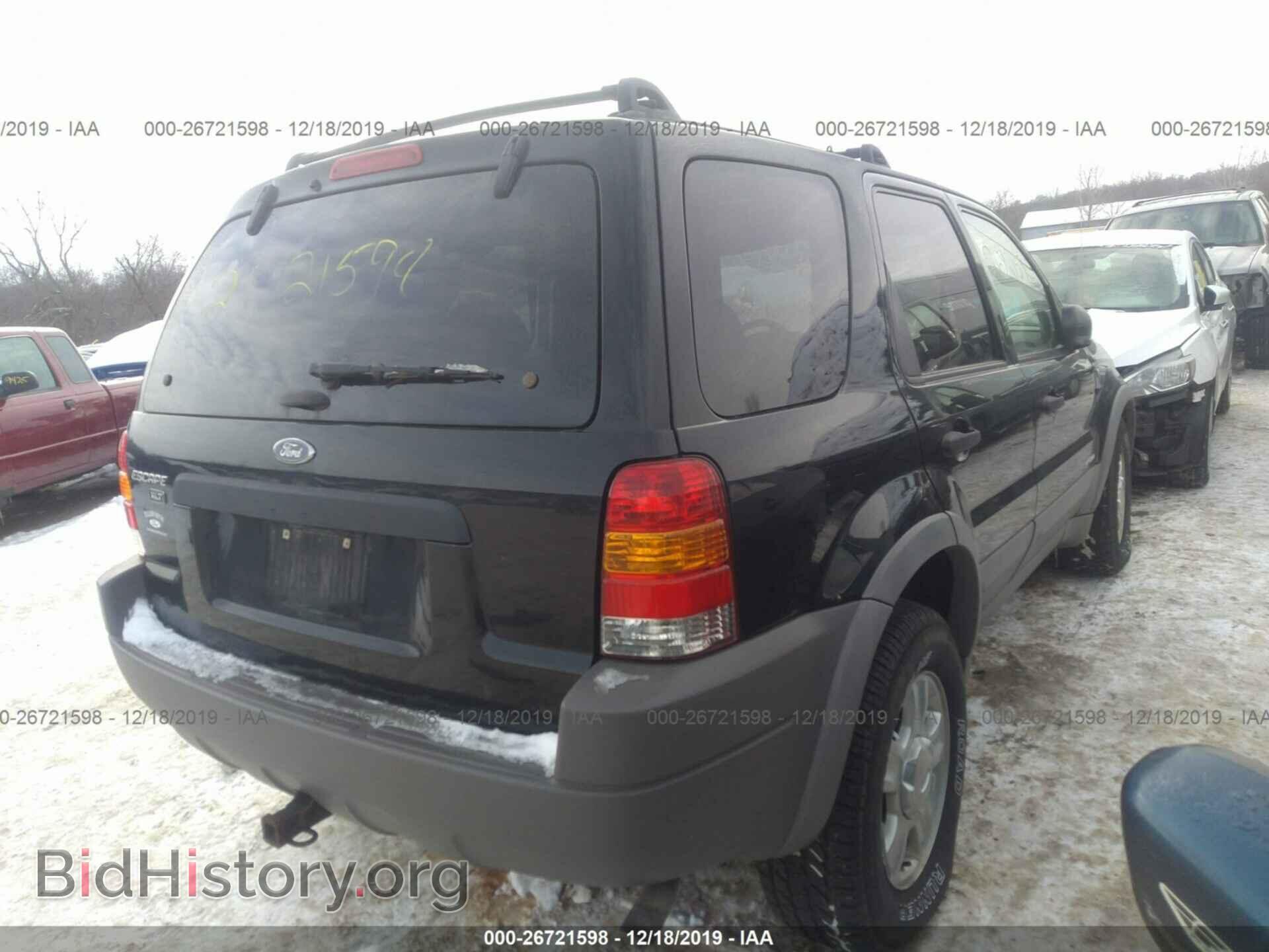 2002 FORD ESCAPE - VIN: 1FMYU04182KC83616 - Фото 4