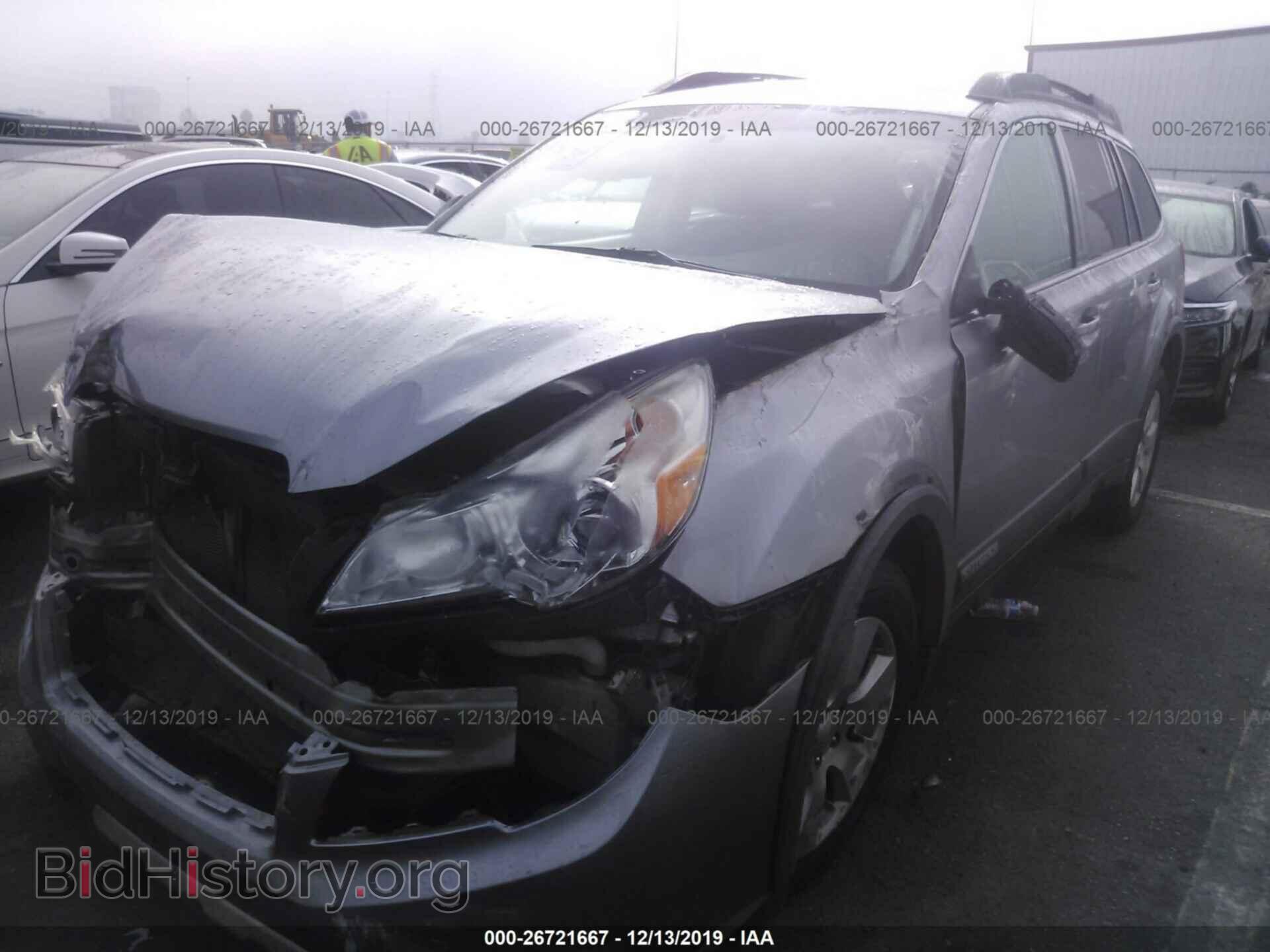 2011 SUBARU OUTBACK - VIN: 4S4BRDLC8B2396483 - Фото 2