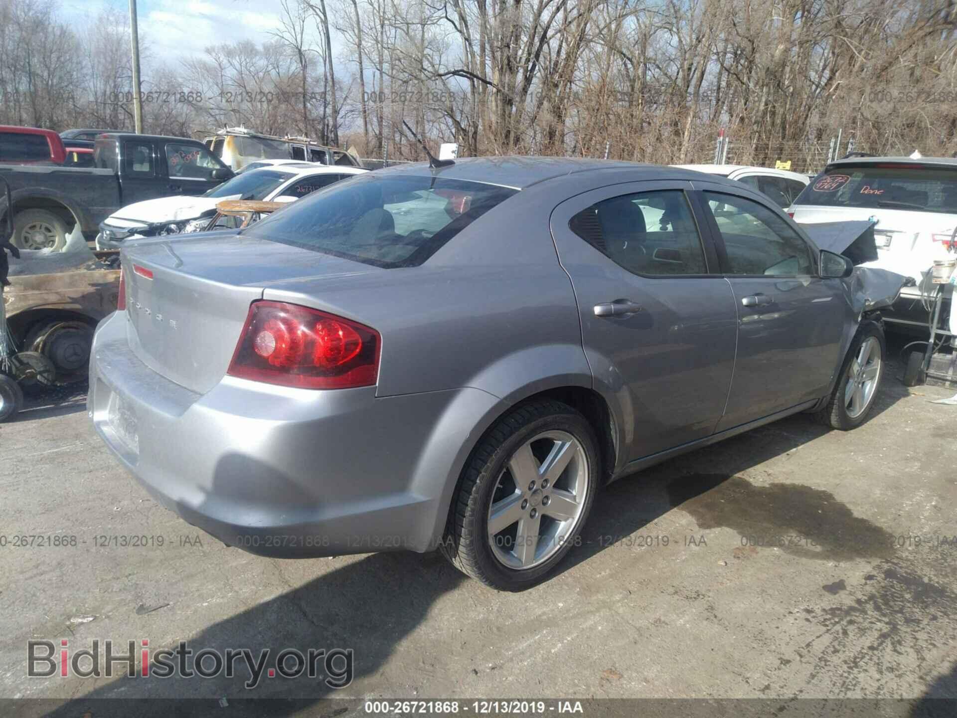 2013 DODGE AVENGER - VIN: 1C3CDZAB9DN646155 - Фото 4