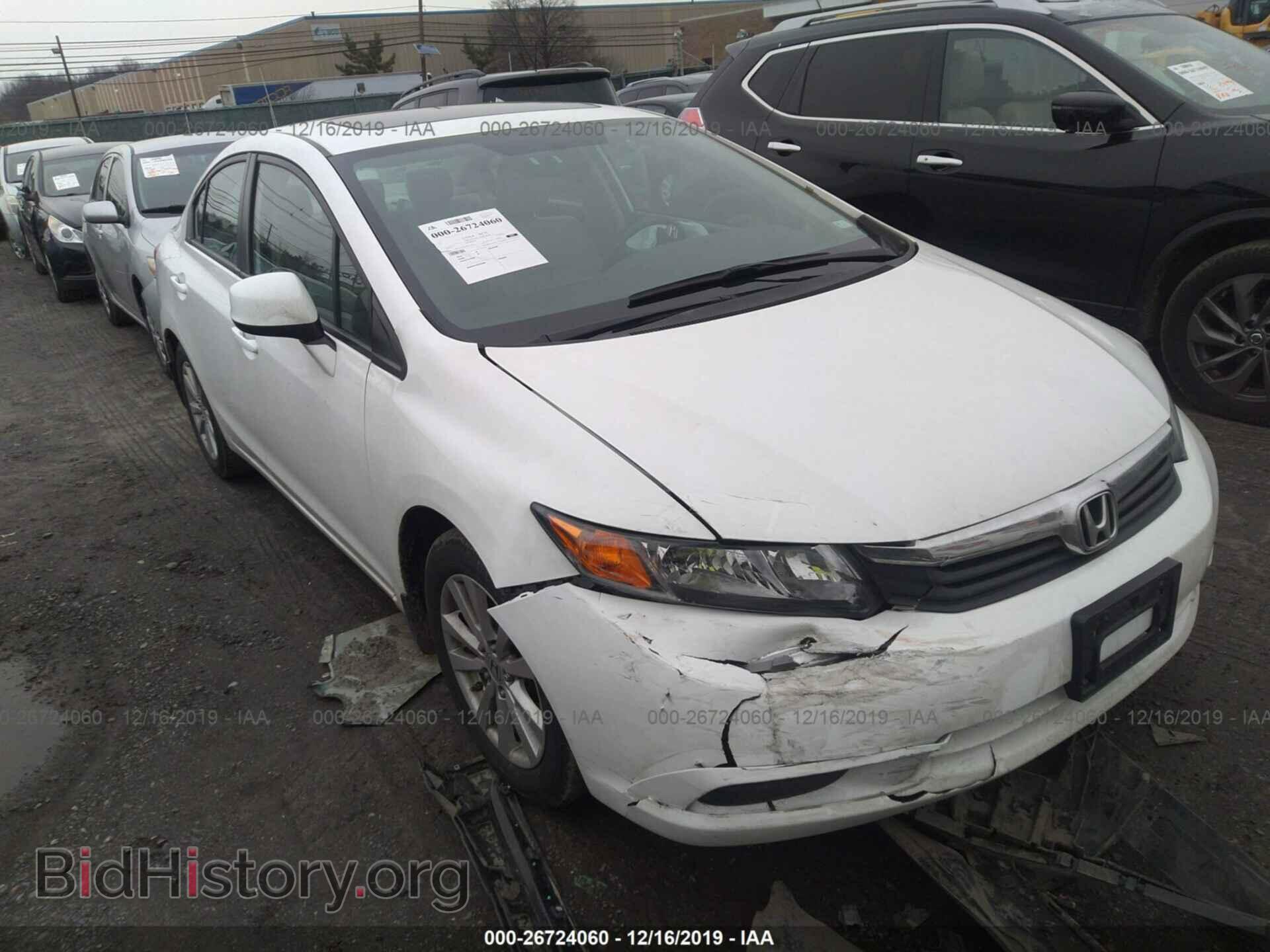 Photo 19XFB2F90CE023795 - HONDA CIVIC 2012