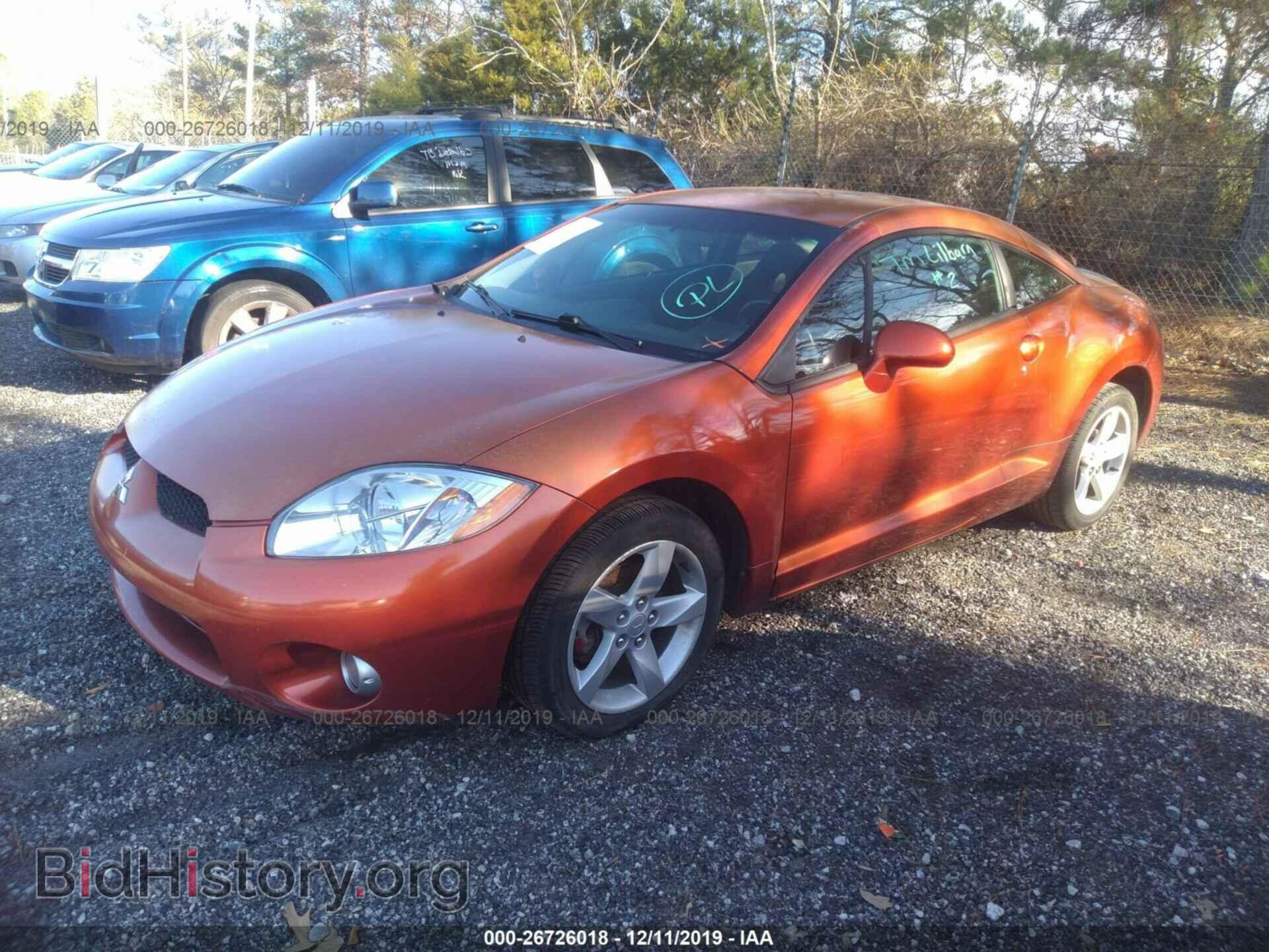 2006 MITSUBISHI ECLIPSE - VIN: 4A3AK24F56E049731 - Фото 2