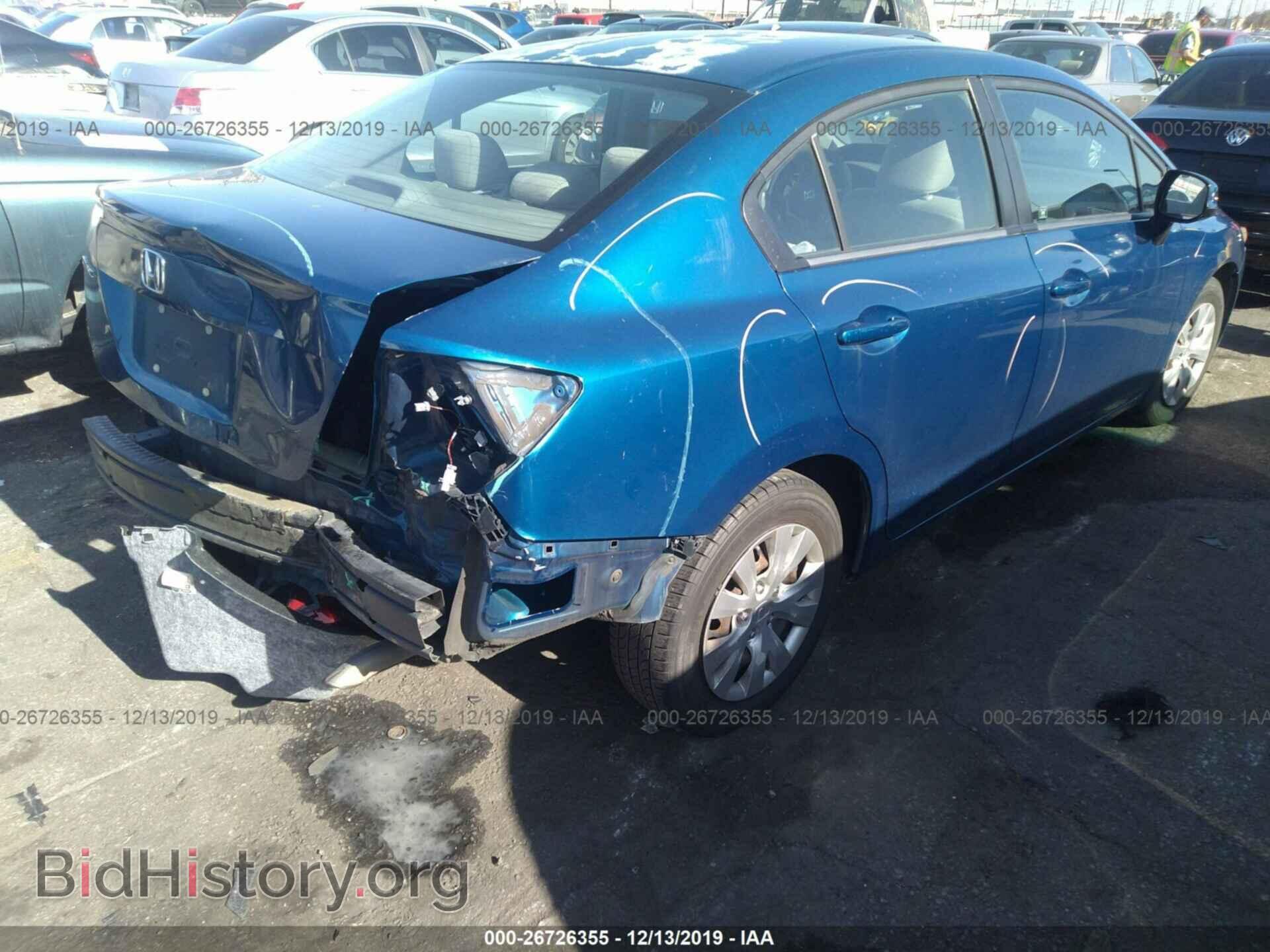 2012 HONDA CIVIC - VIN: 2HGFB2F50CH510207 - Фото 4