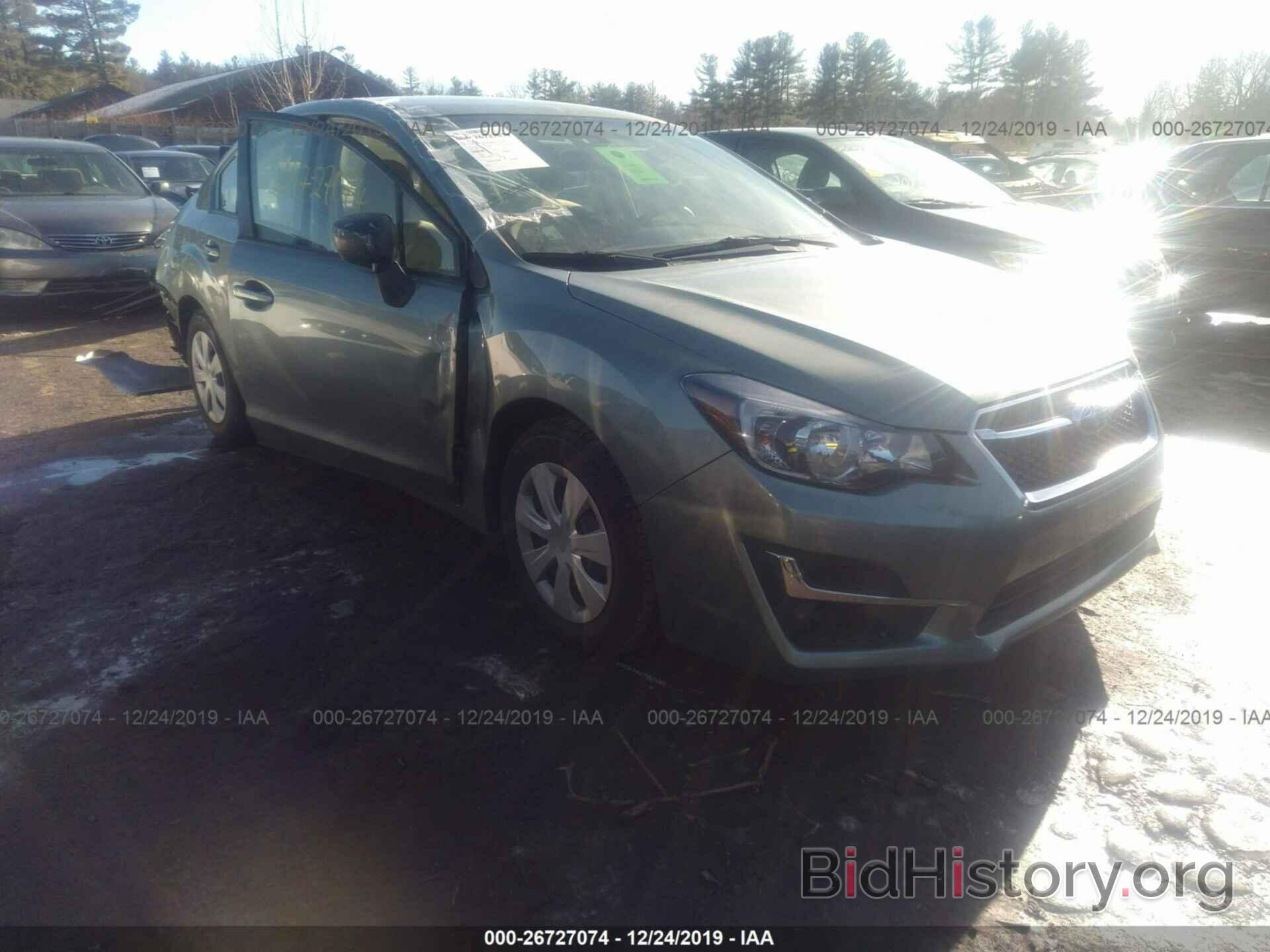 Фотография JF1GJAA65GH019486 - SUBARU IMPREZA 2016