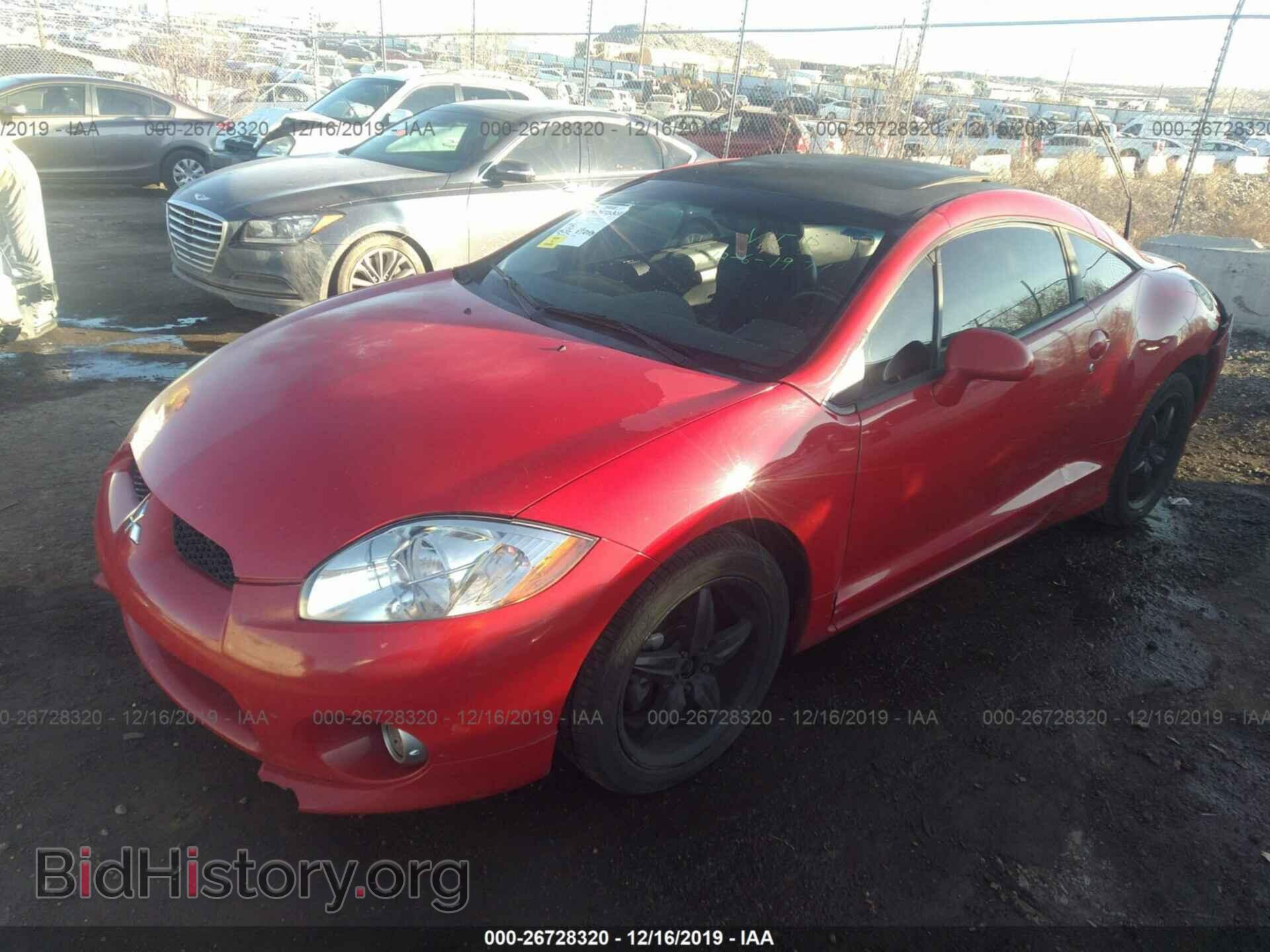 2006 Mitsubishi Eclipse - VIN: 4A3AK44T86E037154 - Фото 2