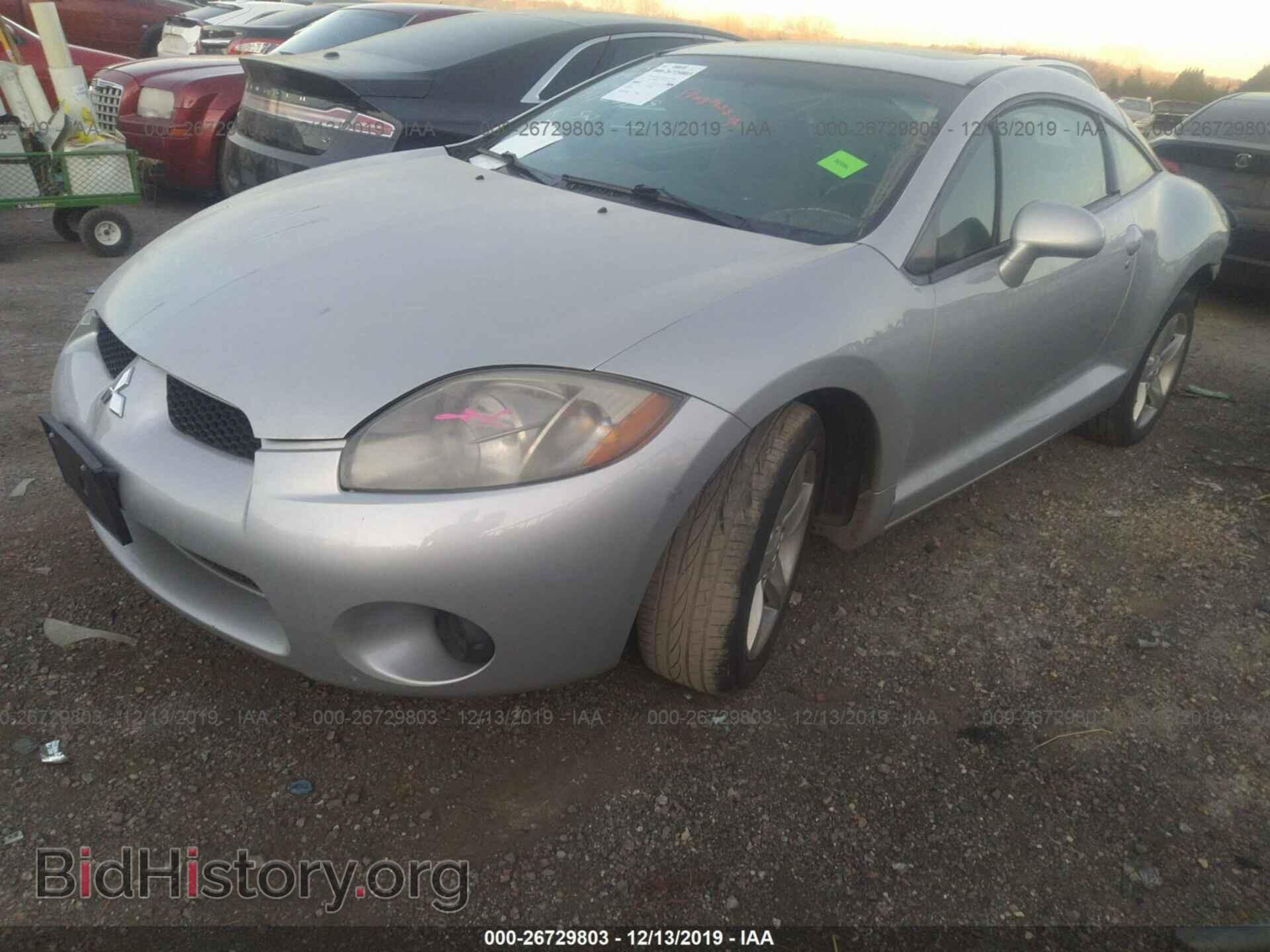 2007 MITSUBISHI ECLIPSE - VIN: 4A3AK24F67E013483 - Фото 2