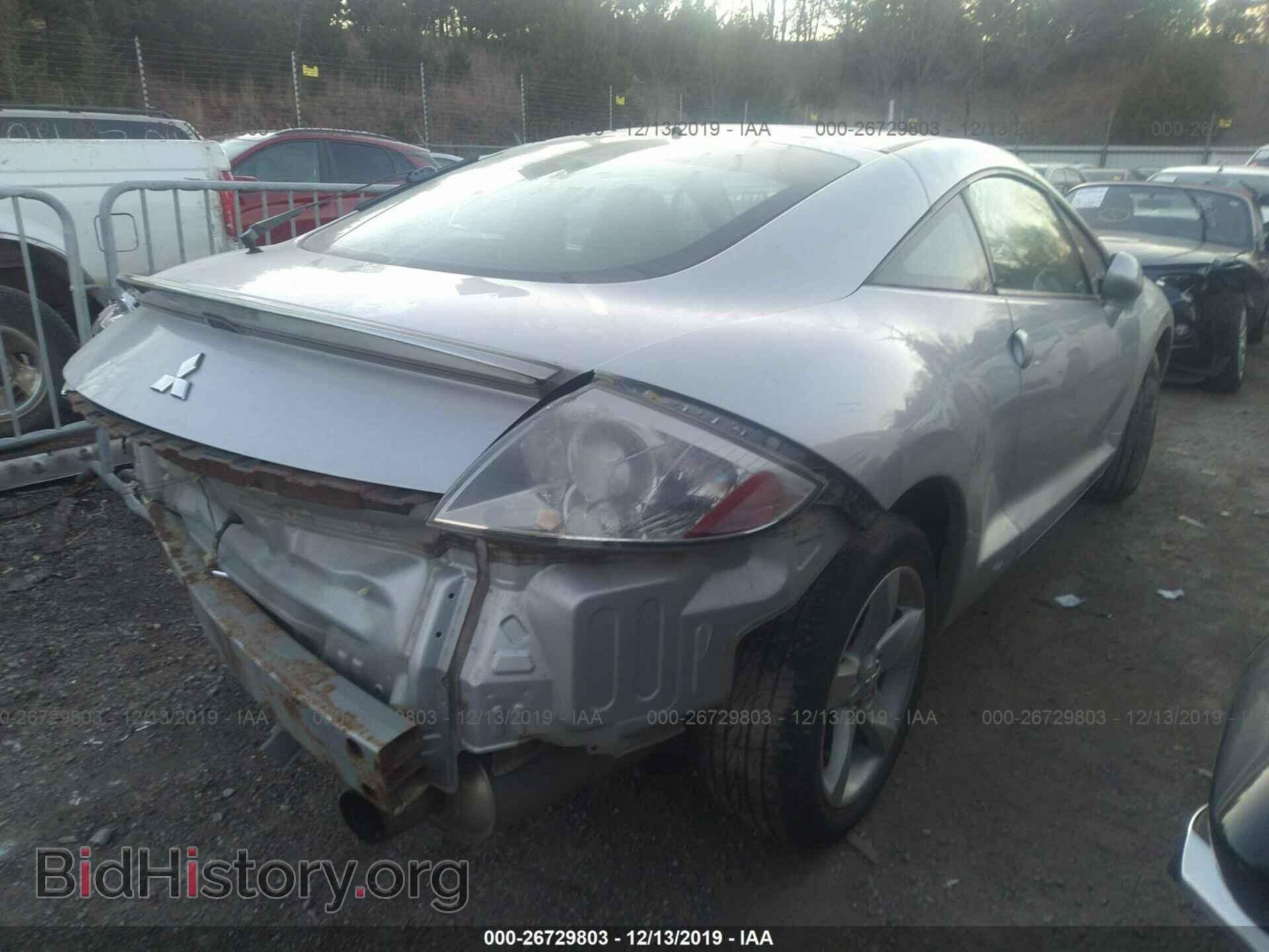 2007 MITSUBISHI ECLIPSE - VIN: 4A3AK24F67E013483 - Фото 4