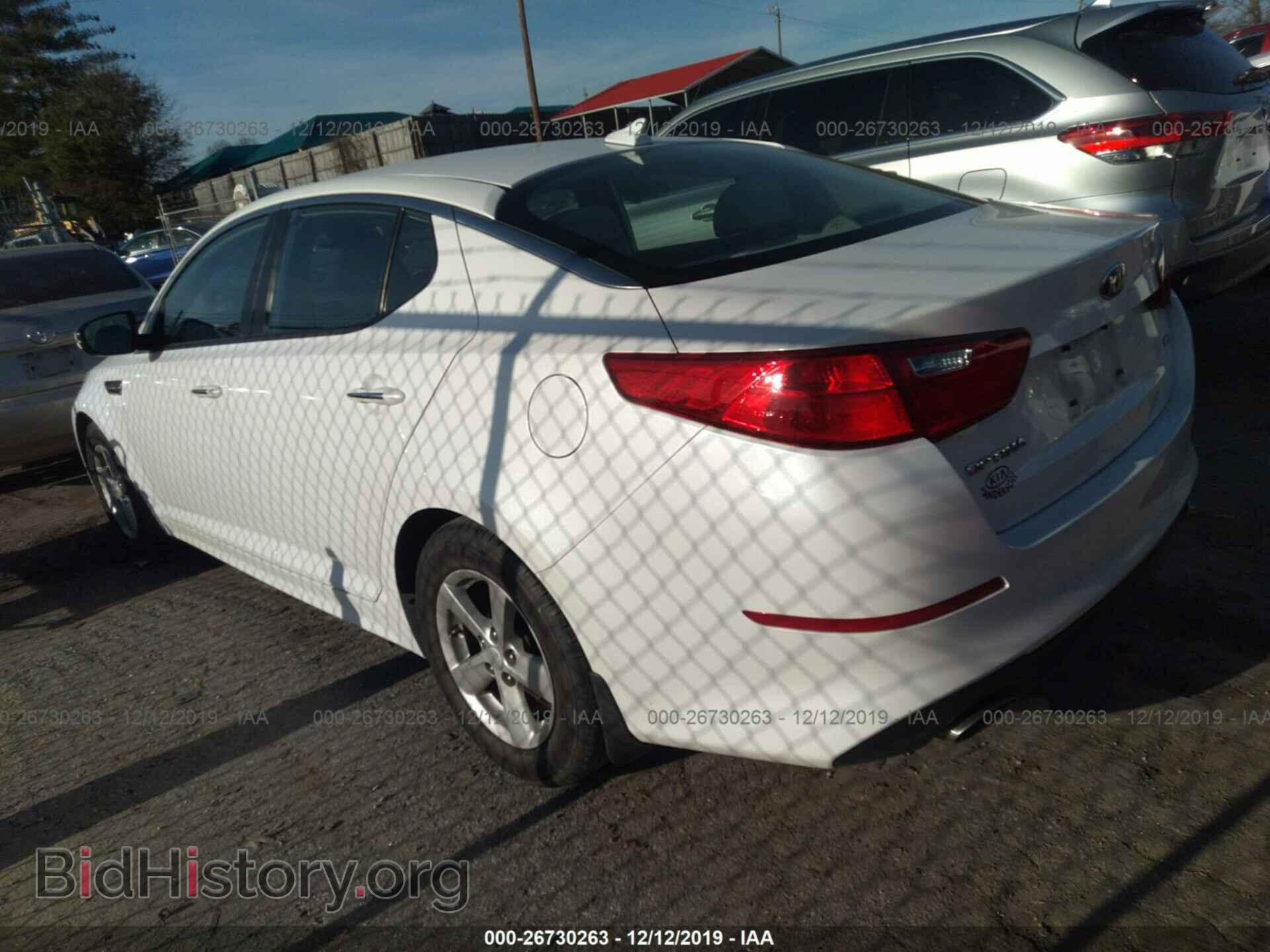 2014 KIA Optima - VIN: KNAGM4A76E5480039 - Фото 3
