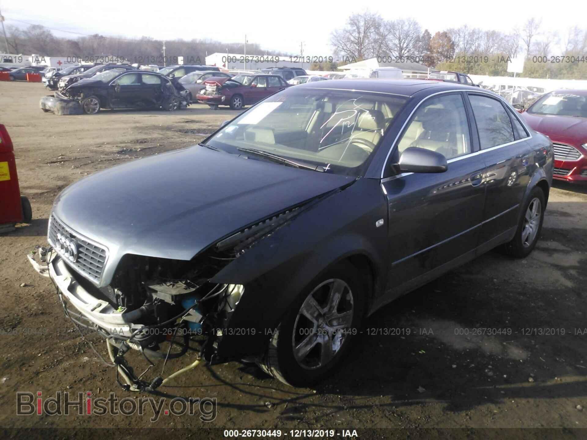 2002 AUDI A4 - VIN: WAULT68E62A060964 - Фото 2