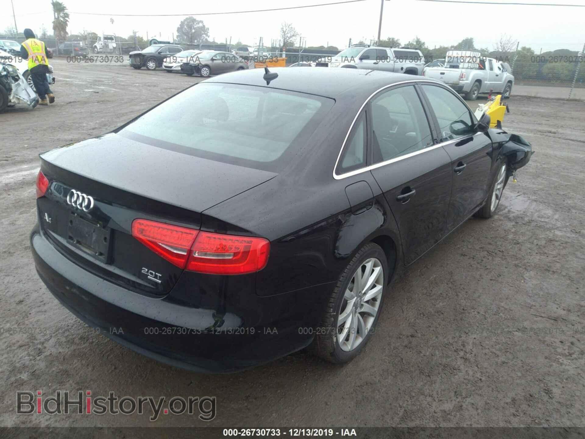 2013 AUDI A4 - VIN: WAUBFAFL7DN009069 - Фото 4