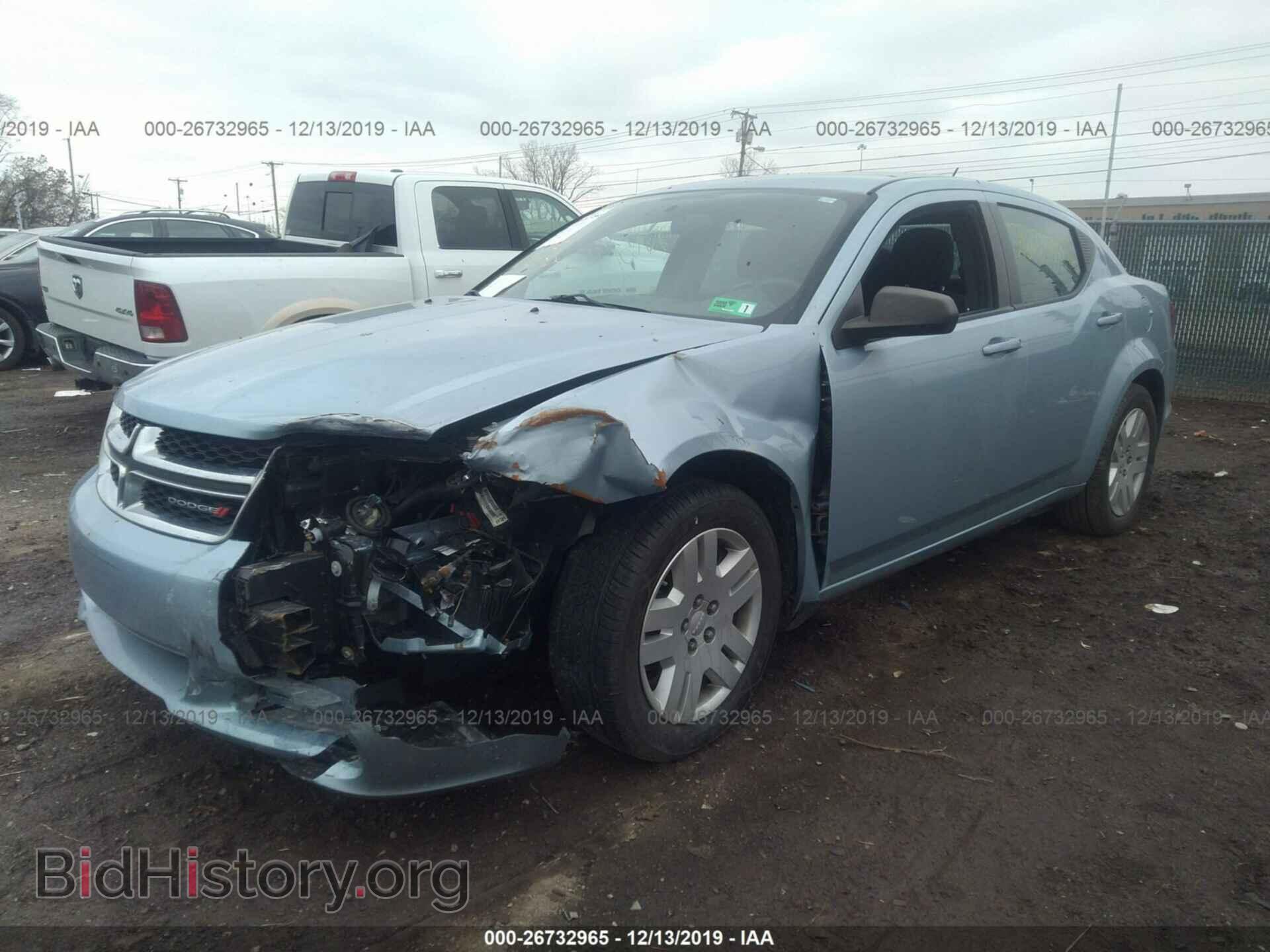2013 Dodge Avenger - VIN: 1C3CDZAB6DN541444 - Фото 2