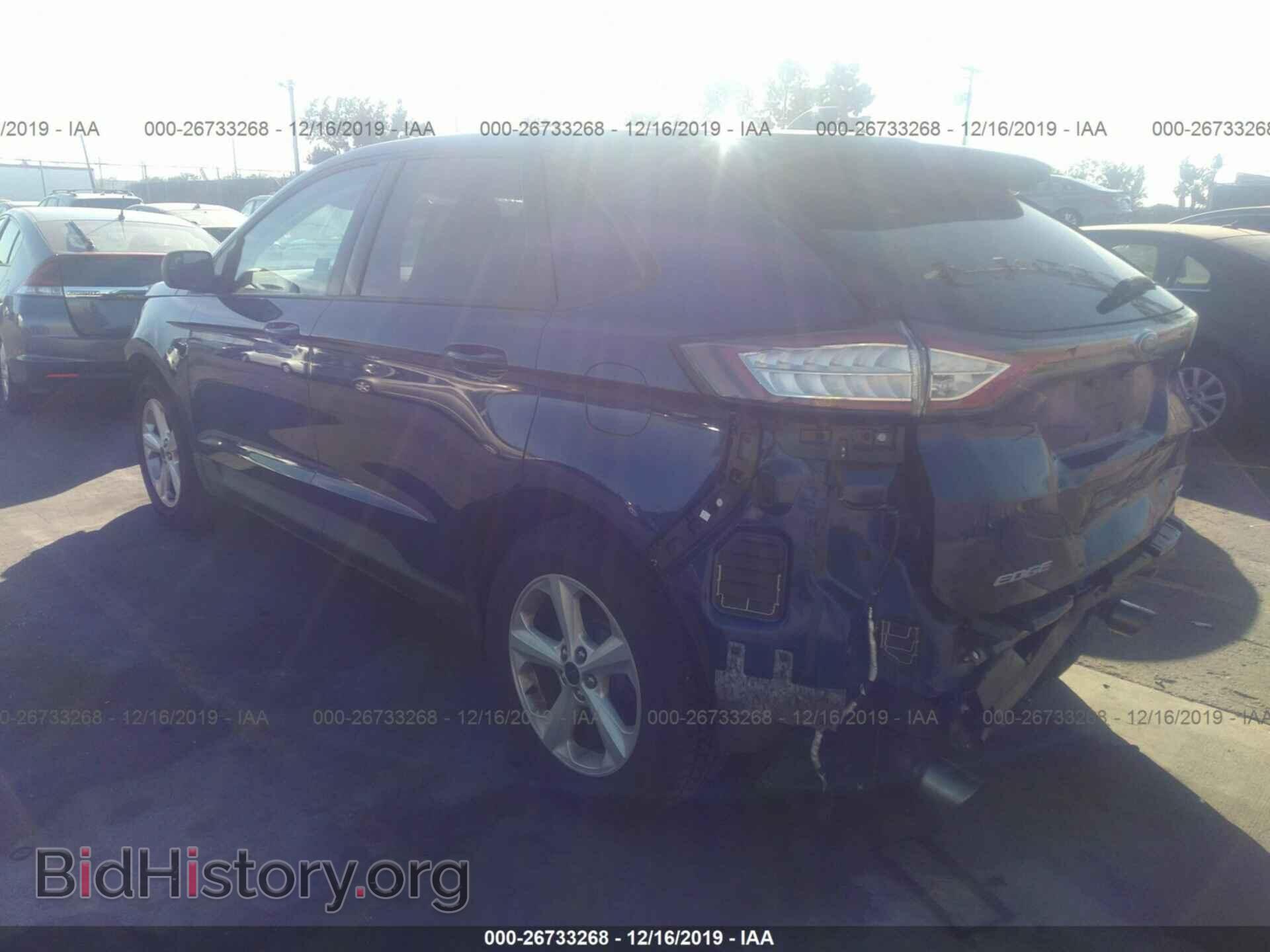 2015 FORD EDGE - VIN: 2FMTK3G9XFBC34632 - Фото 3