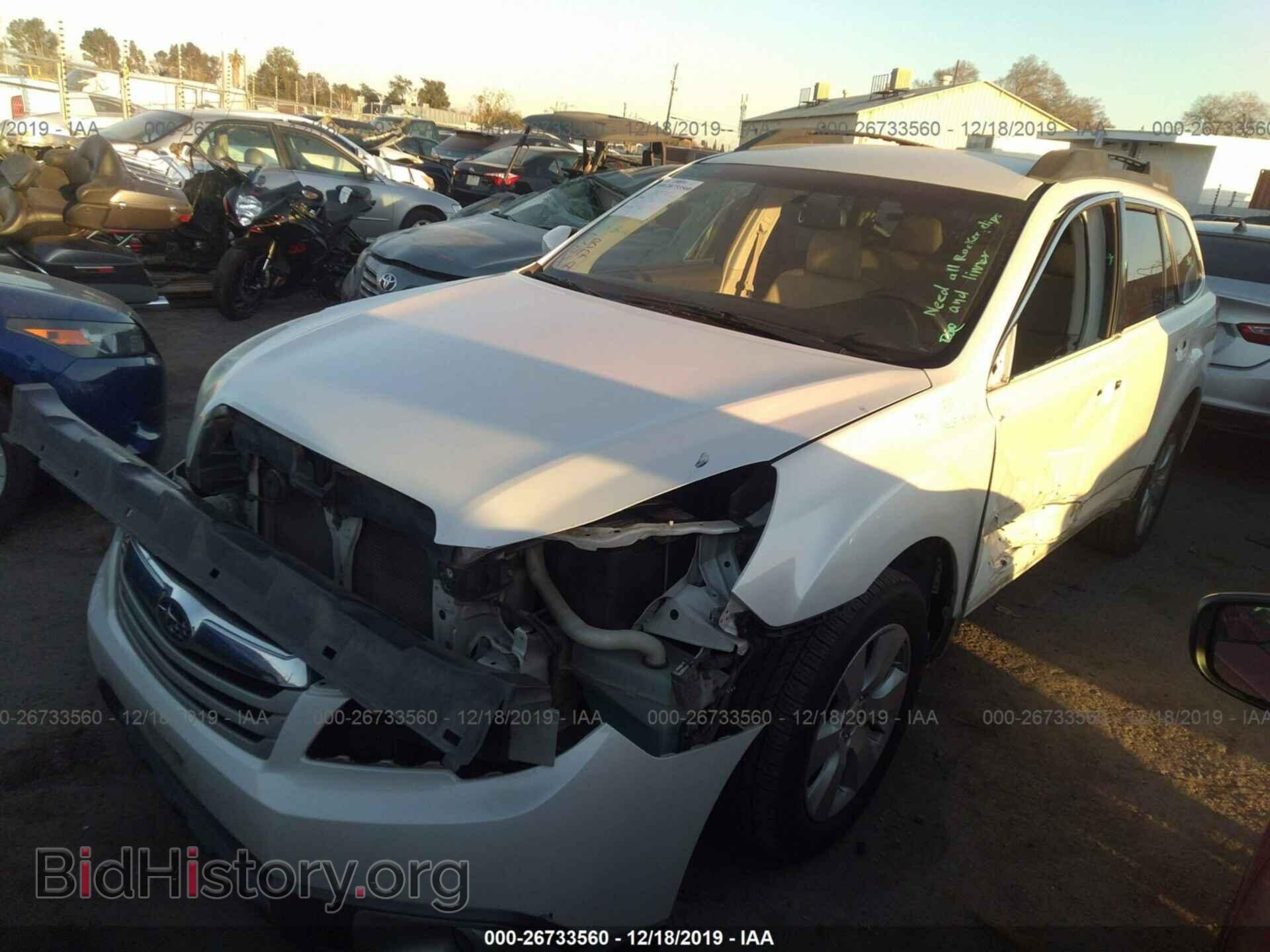 2011 SUBARU OUTBACK - VIN: 4S4BRBCC6B3310179 - Фото 2