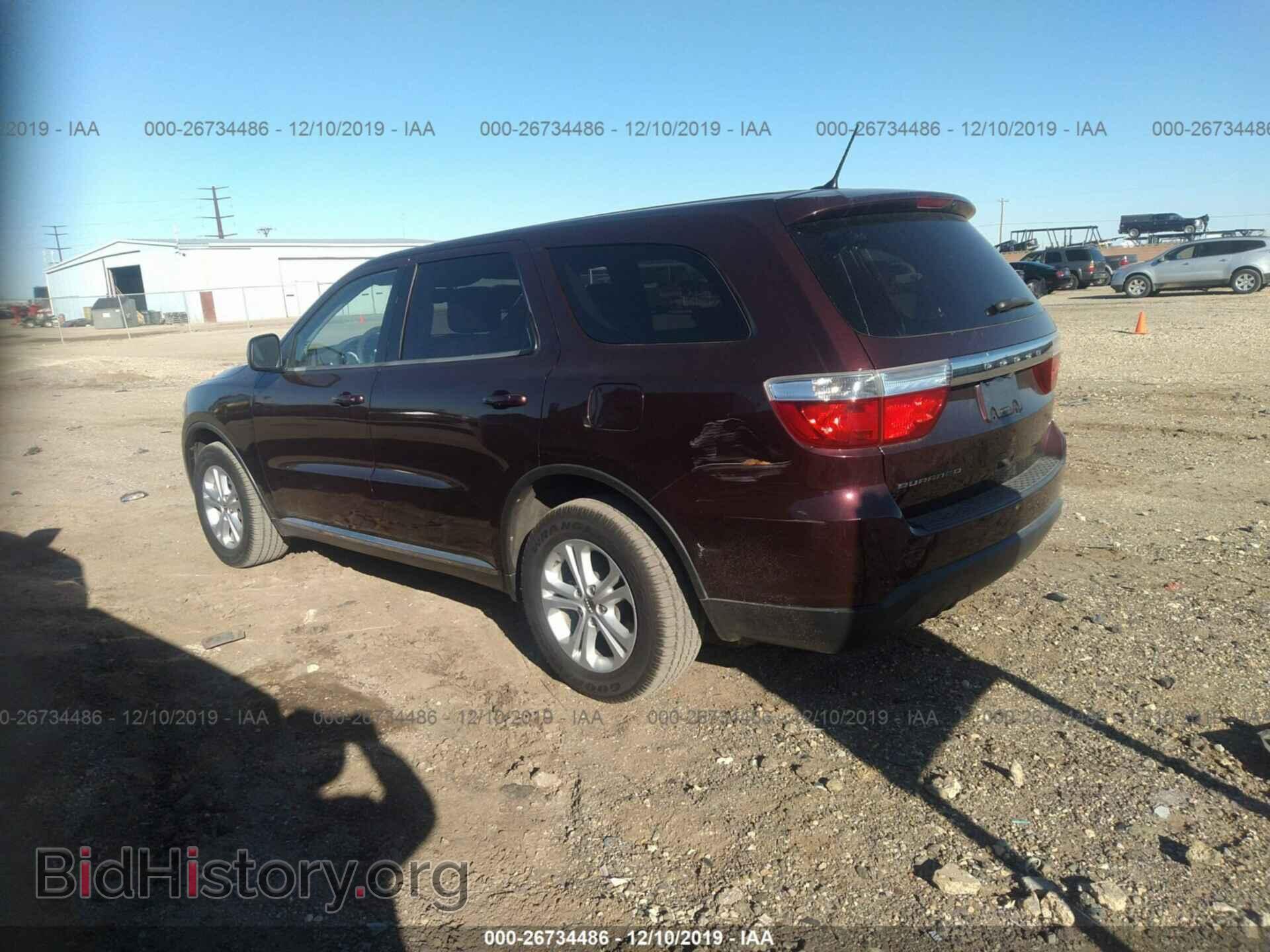 2012 DODGE DURANGO - VIN: 1C4RDHAG3CC266718 - Photo 3