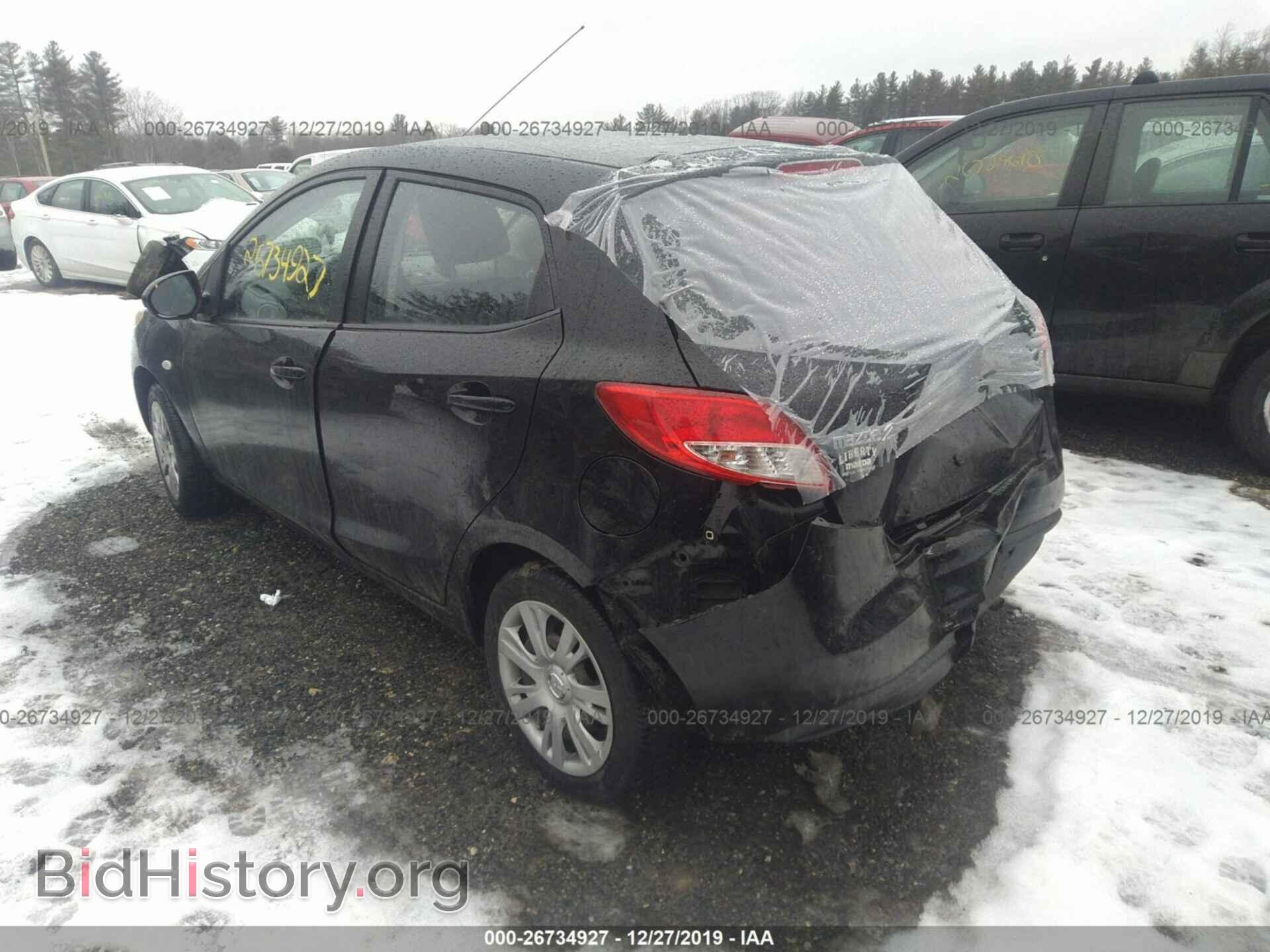2012 MAZDA MAZDA2 - VIN: JM1DE1KZ4C0150900 - Фото 3