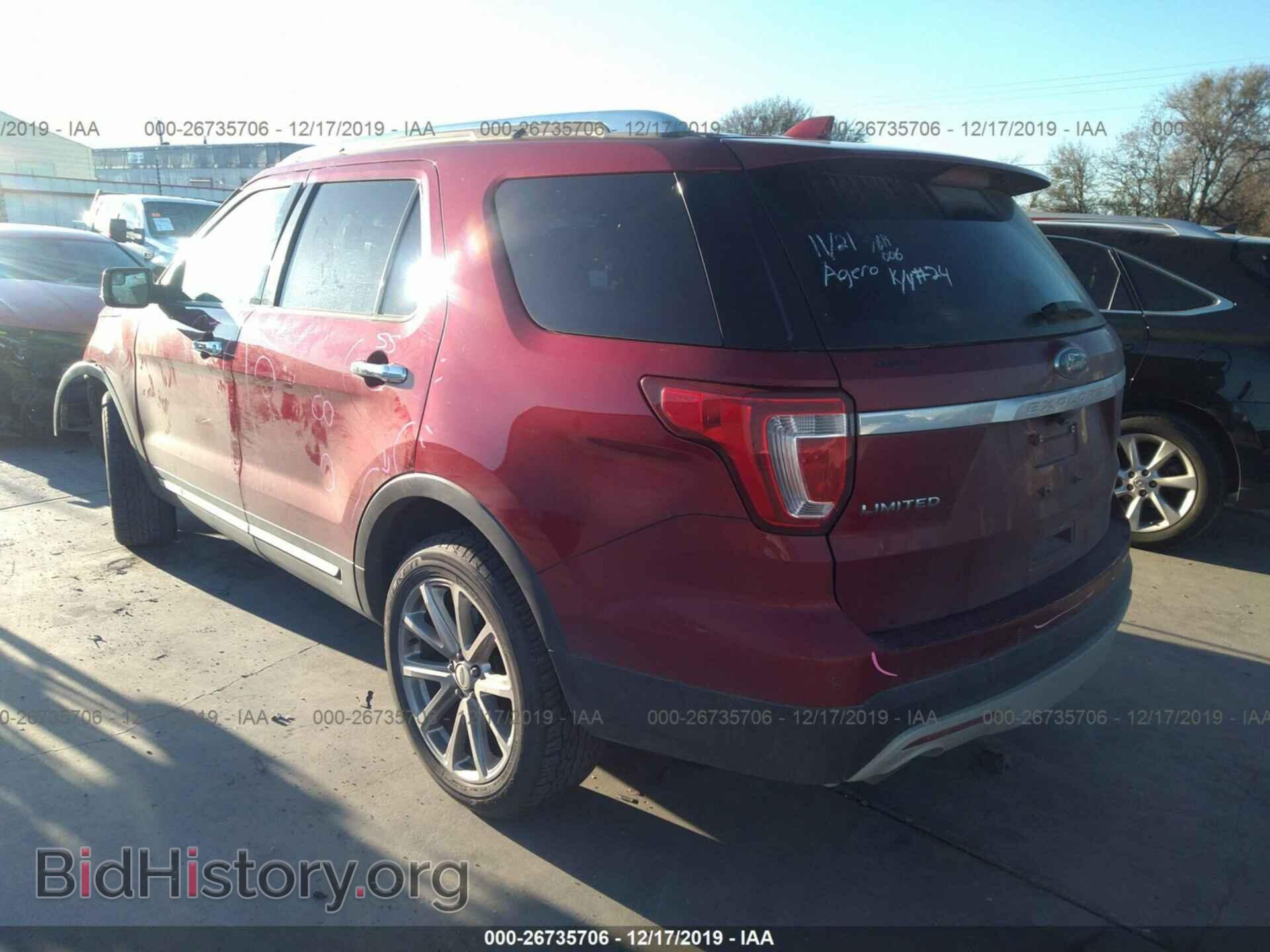 2016 FORD EXPLORER - VIN: 1FM5K8F81GGB98662 - Фото 3