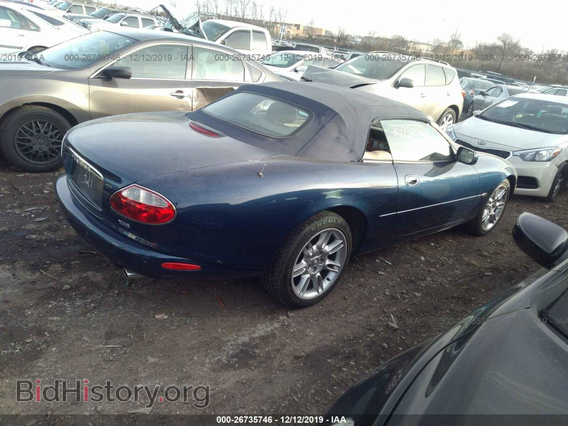 2002 JAGUAR XK8 - VIN: SAJDA42C12NA25321 - Фото 4