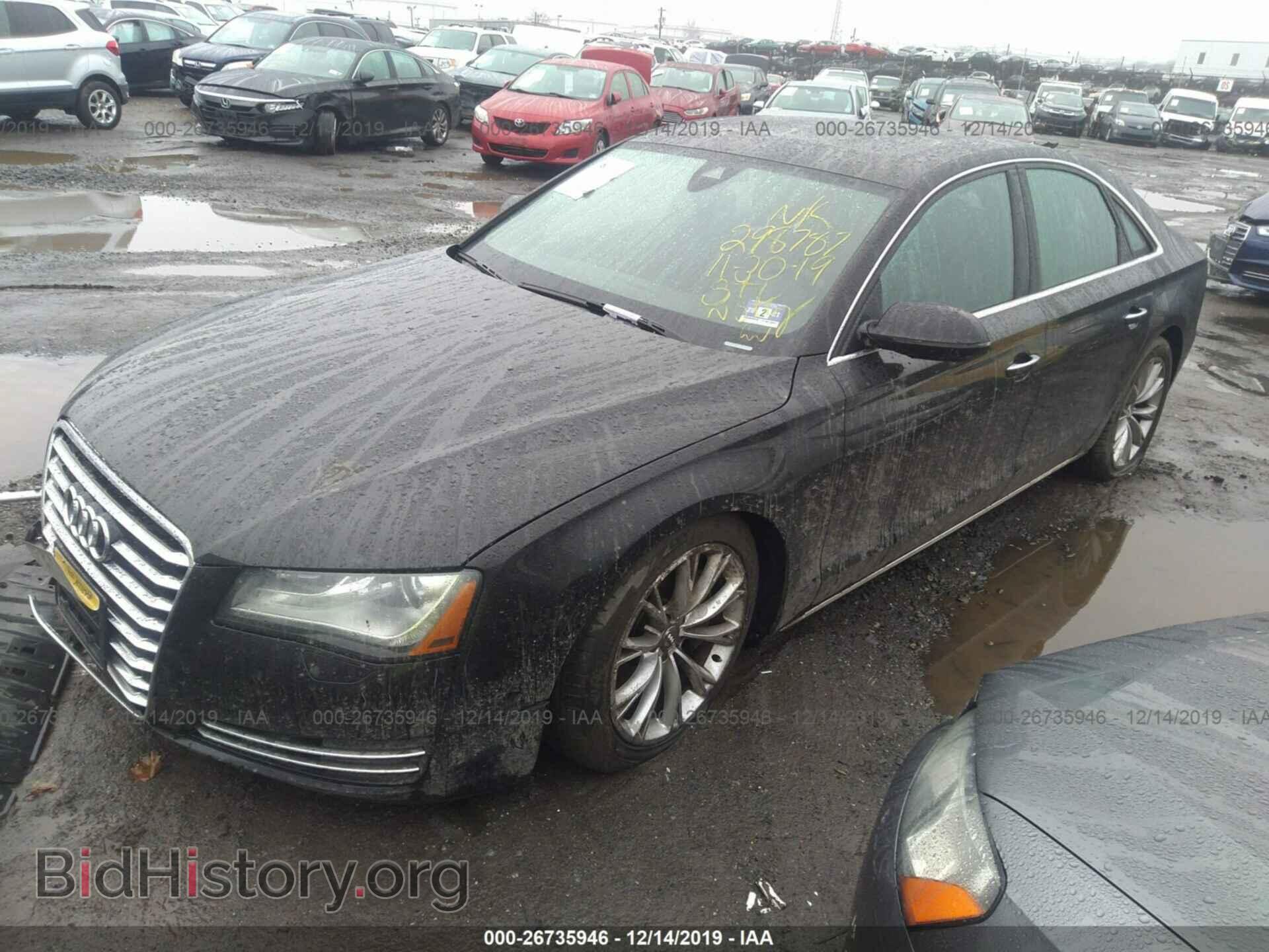 2013 AUDI A8 - VIN: WAUAGAFD0DN016009 - Фото 2