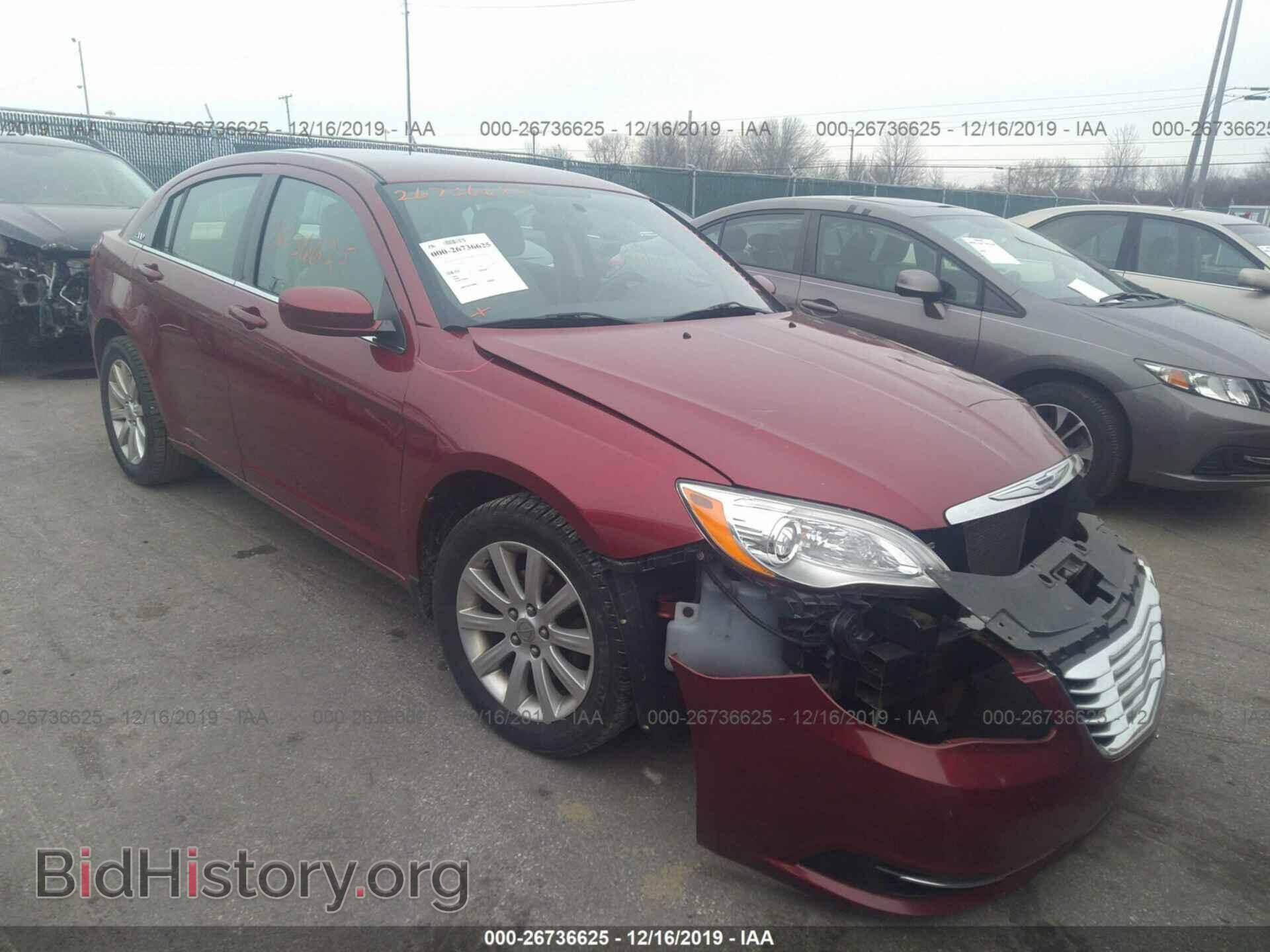 Фотография 1C3CCBBB7CN197890 - CHRYSLER 200 2012