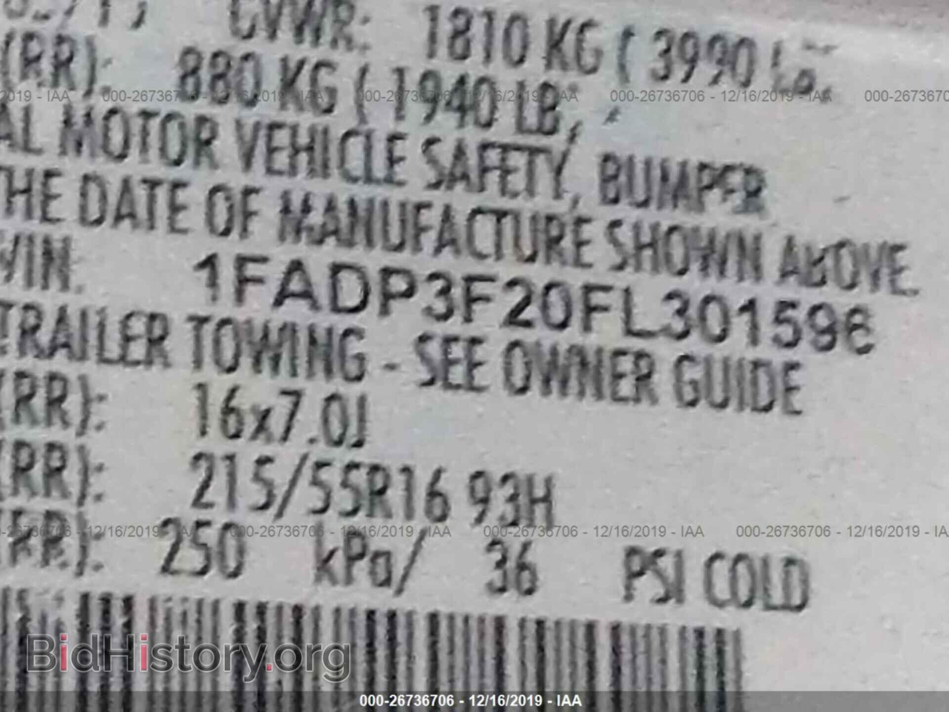 2015 FORD FOCUS - VIN: 1FADP3F20FL301596 - Photo 9