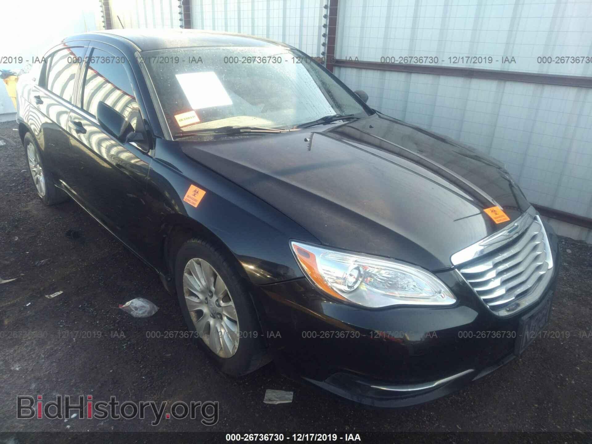 Фотография 1C3CCBAB9CN117474 - CHRYSLER 200 2012