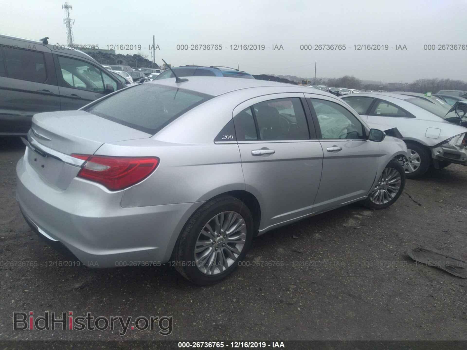 2012 Chrysler 200 - VIN: 1C3CCBCB4CN197201 - Фото 4