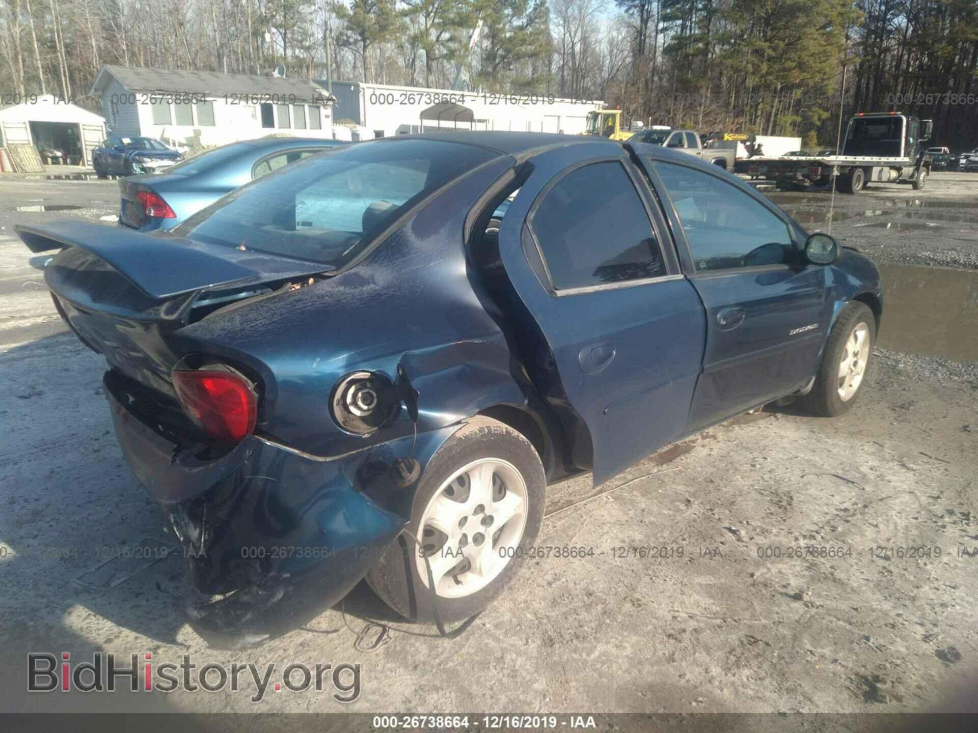 2001 DODGE NEON - VIN: 1B3ES46C01D147553 - Фото 4