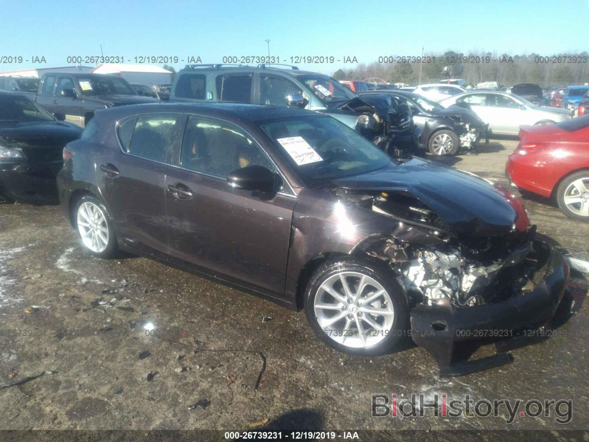 Photo JTHKD5BH8C2119712 - LEXUS CT 2012