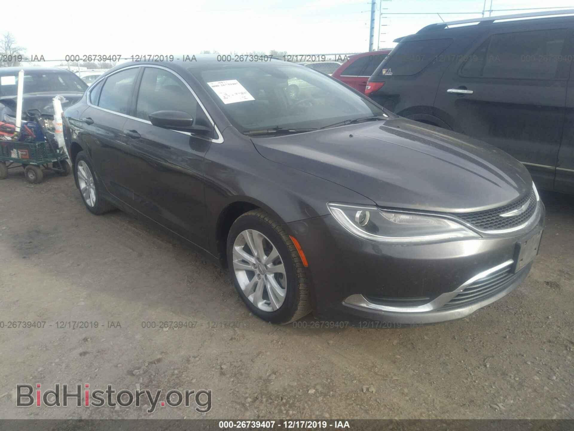 Photo 1C3CCCAG9GN143189 - CHRYSLER 200 2016