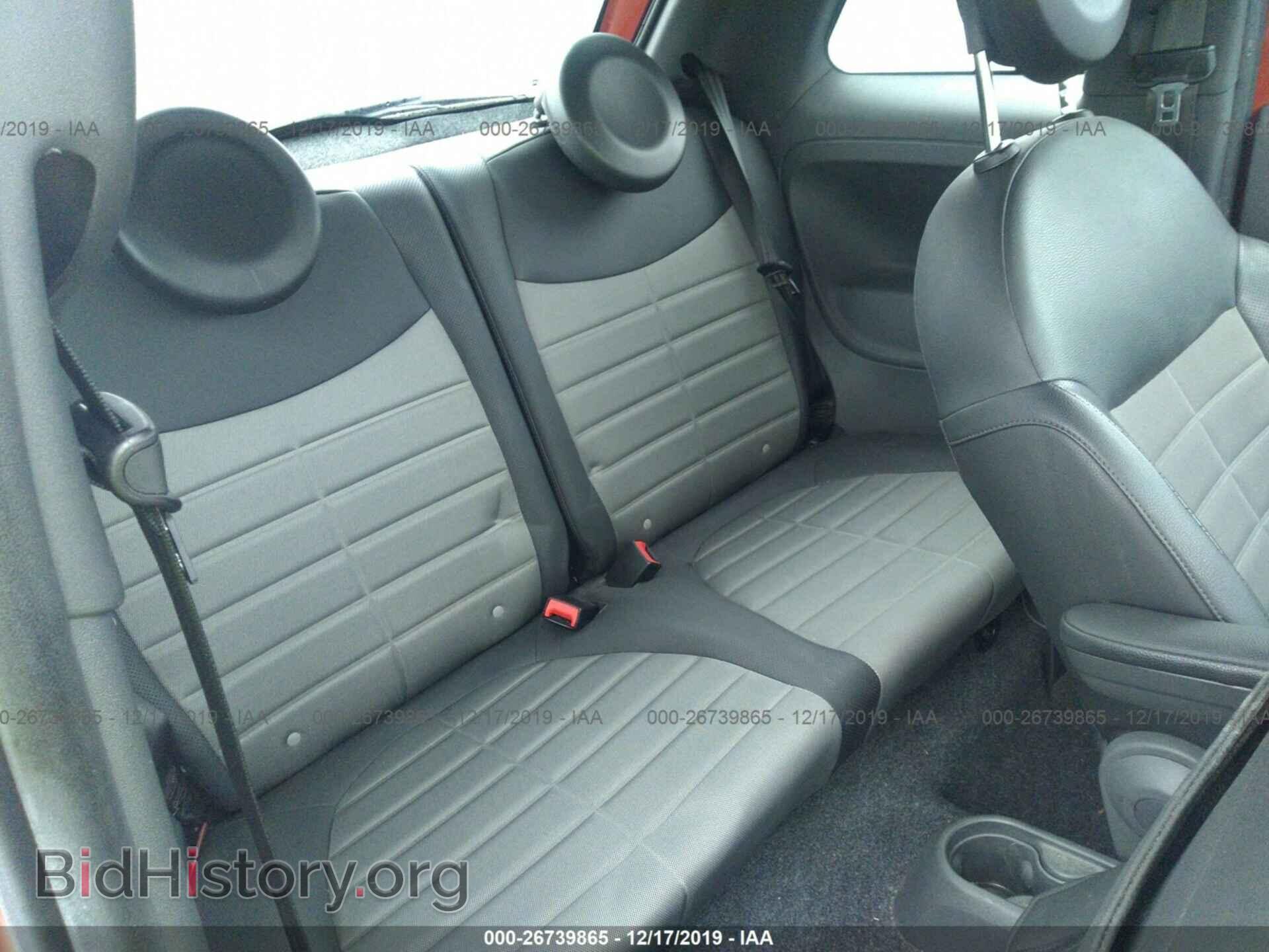 2012 Fiat 500 - VIN: 3C3CFFBR3CT383082 - Фото 8
