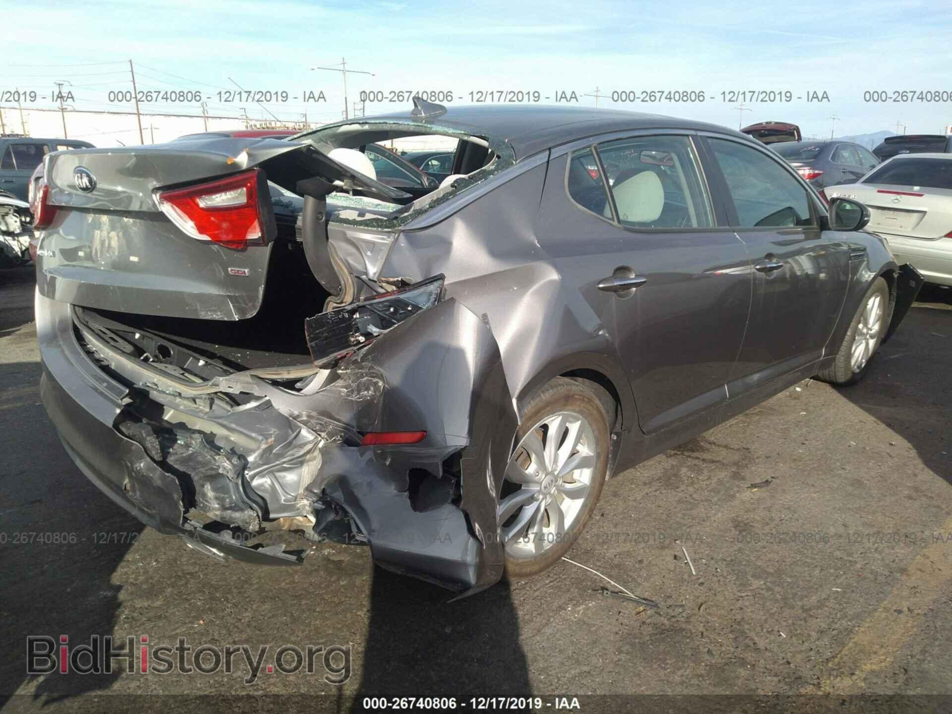 2014 KIA Optima - VIN: 5XXGM4A77EG347451 - Фото 4