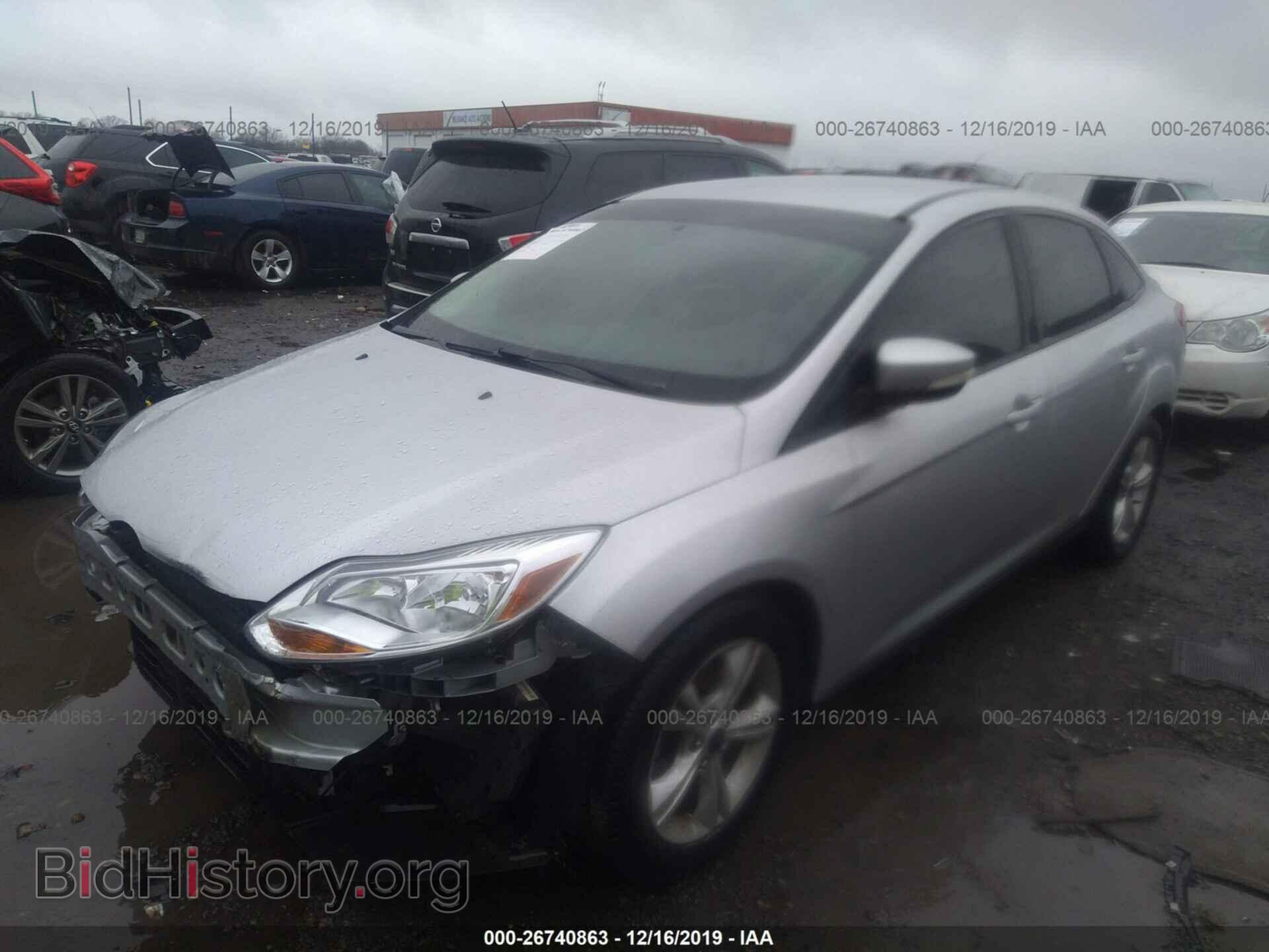 2014 FORD FOCUS - VIN: 1FADP3F22EL457962 - Фото 2