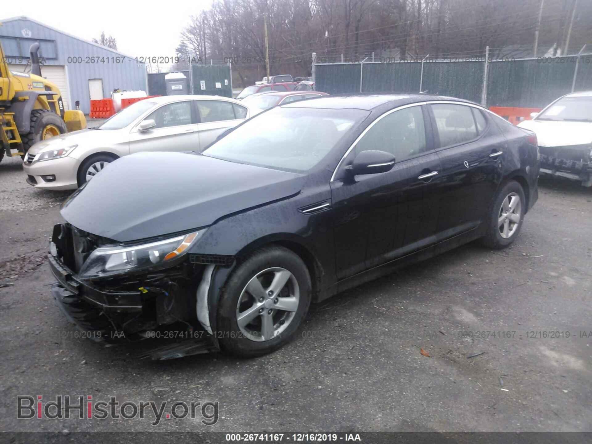 2015 KIA OPTIMA - VIN: KNAGM4A75F5660615 - Фото 2
