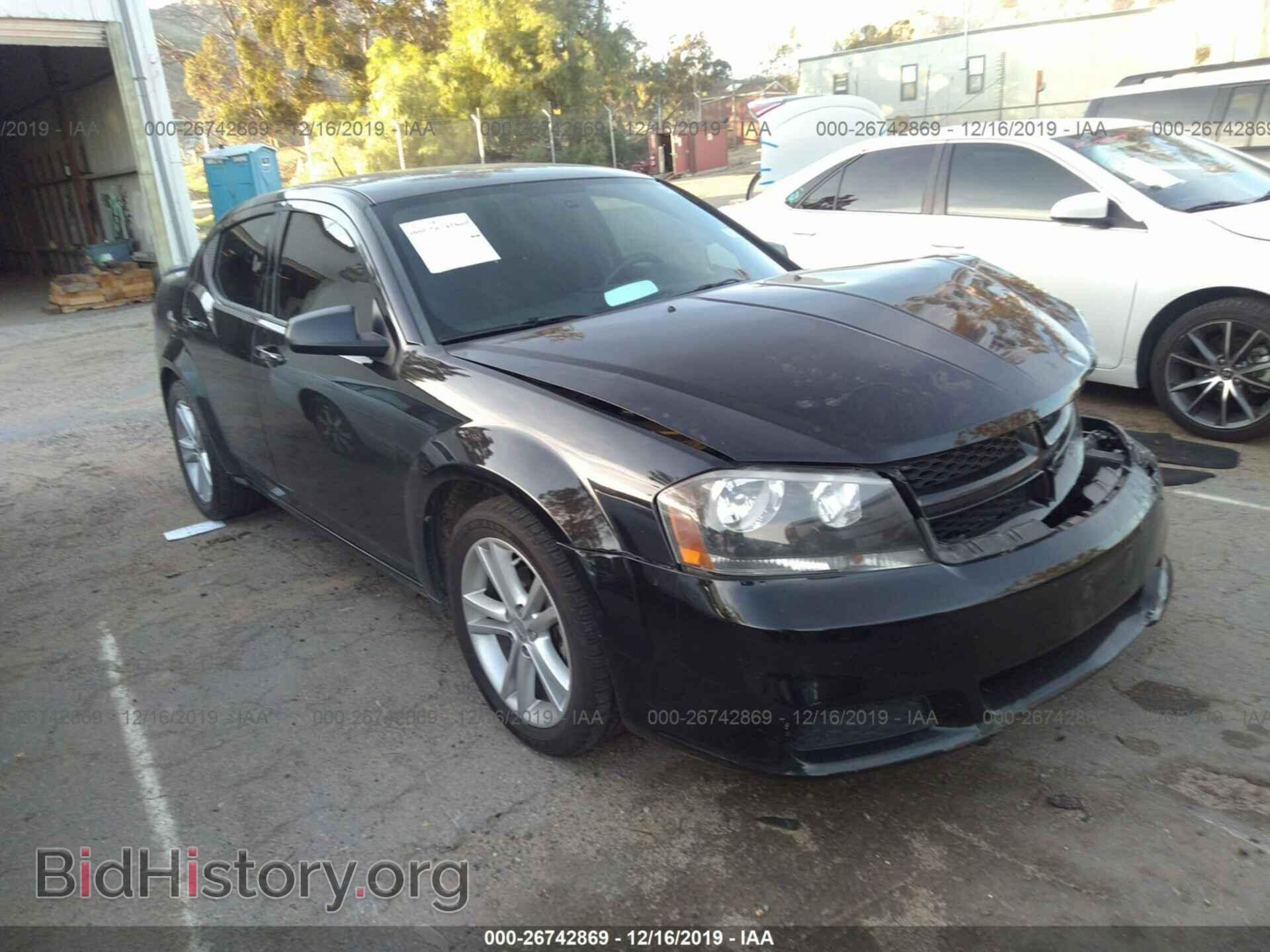 Фотография 1C3CDZAG7DN768556 - DODGE AVENGER 2013