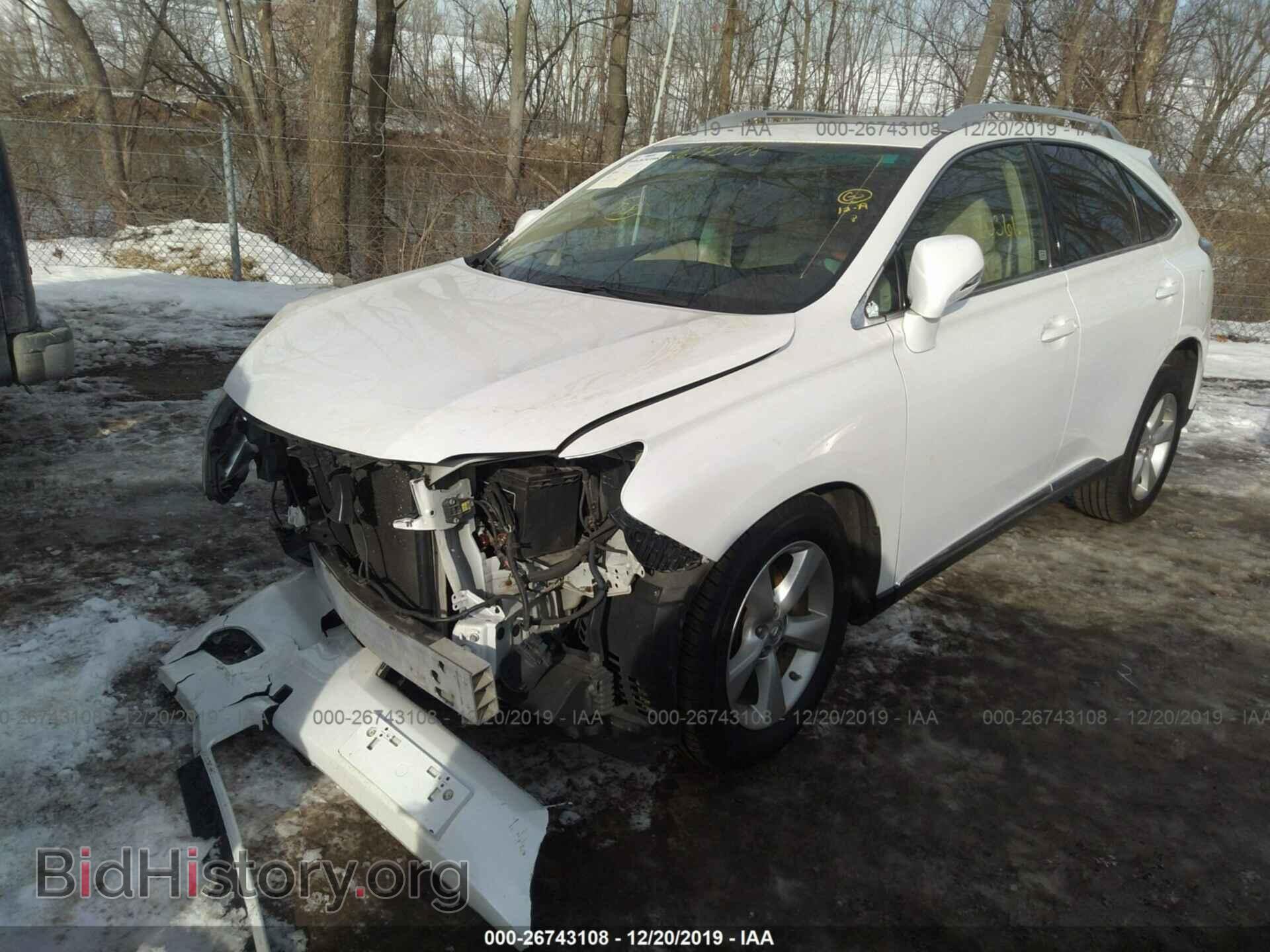 2011 LEXUS RX - VIN: 2T2BK1BA4BC095861 - Фото 2
