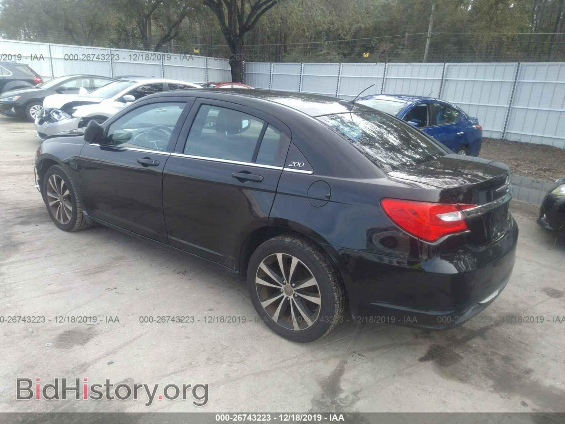 2012 Chrysler 200 - VIN: 1C3CCBBGXCN258239 - Фото 3