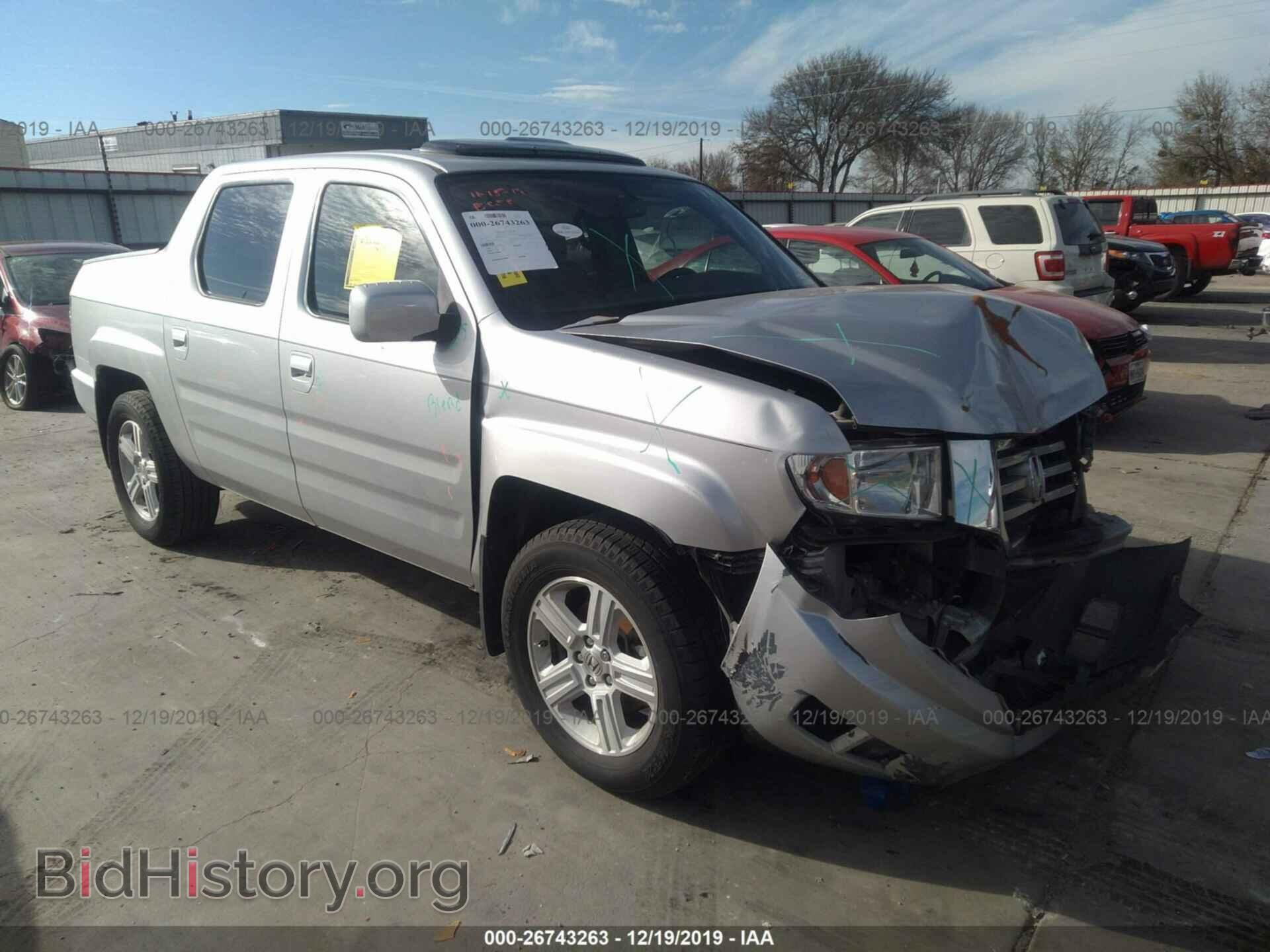 Фотография 5FPYK1F54DB014598 - HONDA RIDGELINE 2013