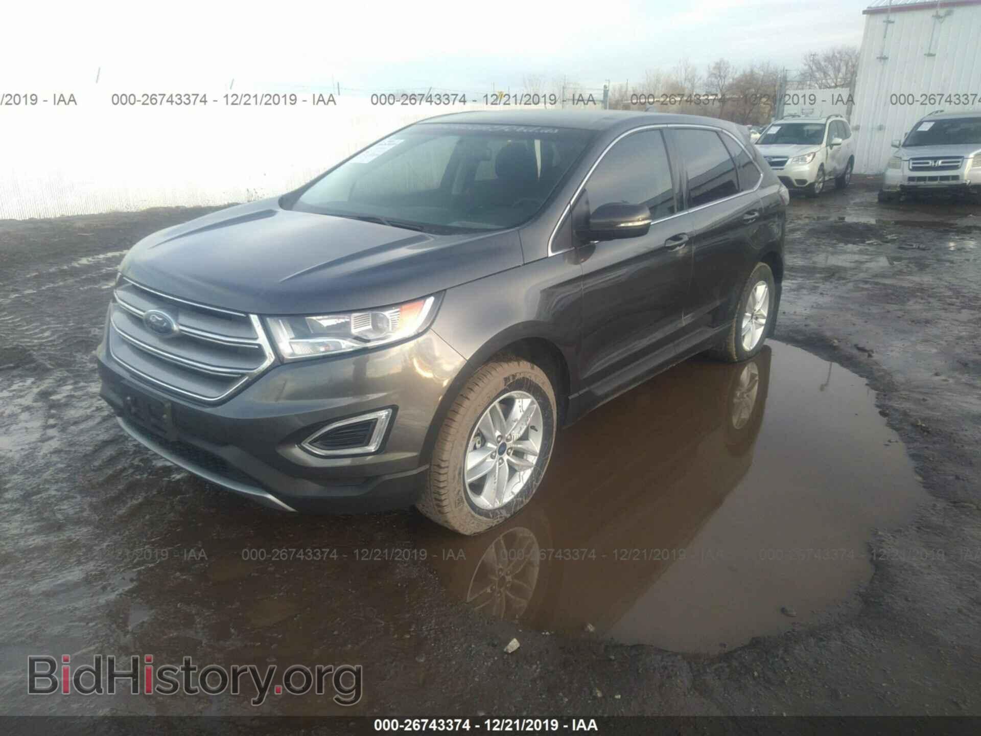 2015 FORD EDGE - VIN: 2FMTK4J84FBB97275 - Фото 2