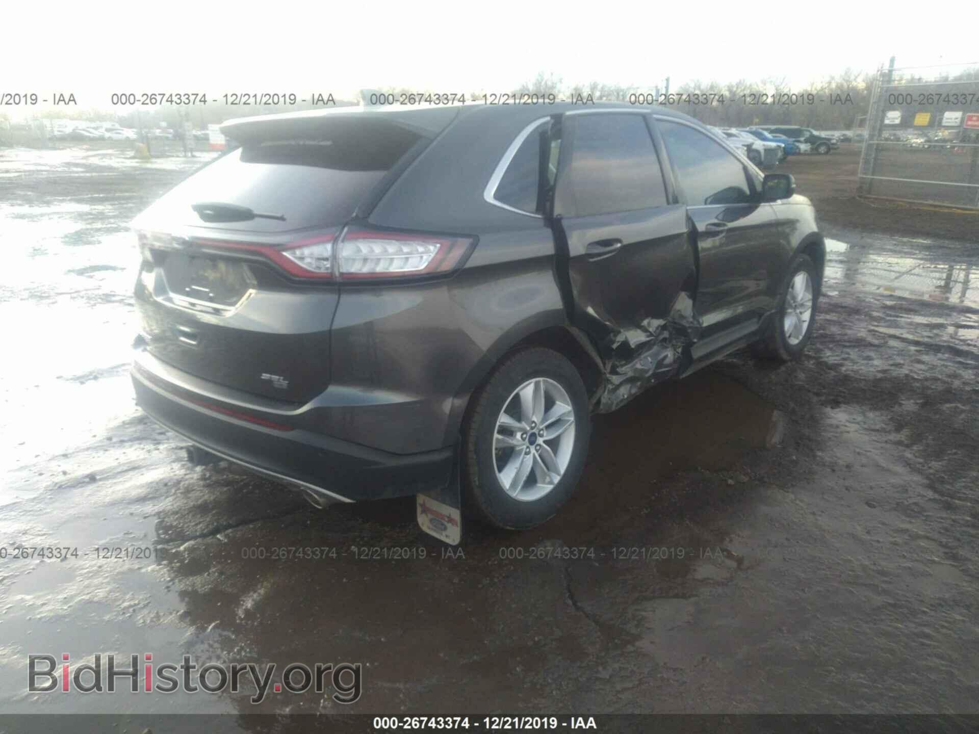 2015 FORD EDGE - VIN: 2FMTK4J84FBB97275 - Фото 4