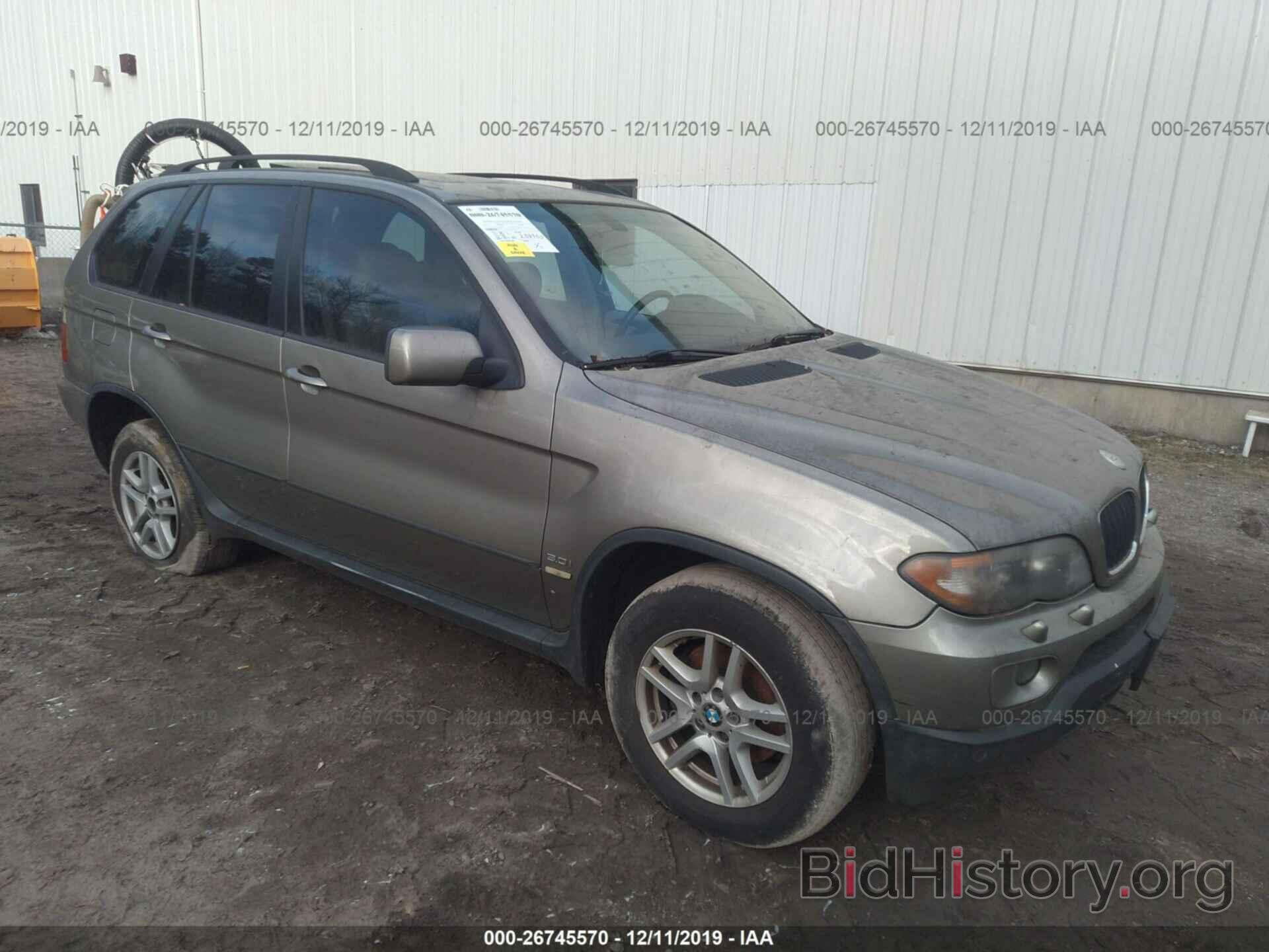 Photo 5UXFA13576LY25656 - BMW X5 2006