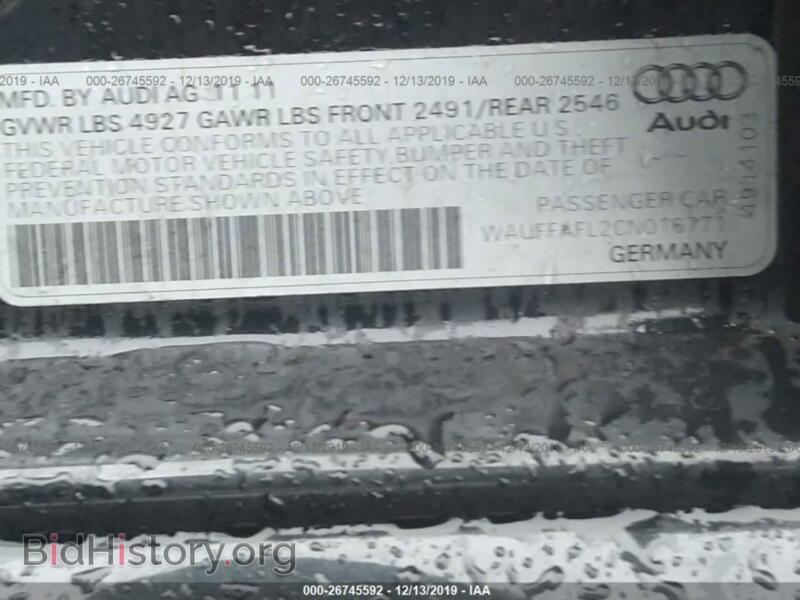 2012 Audi A4 (VIN WAUFFAFL2CN016771) — фото 9 из 11